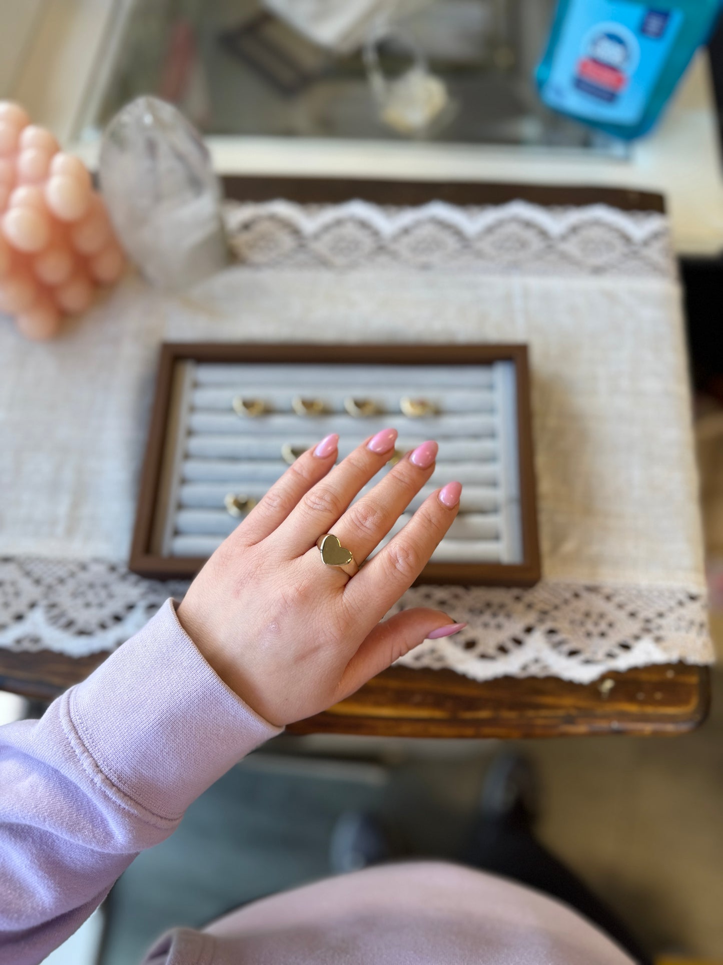 Sweetheart Signet Rings ❤︎
