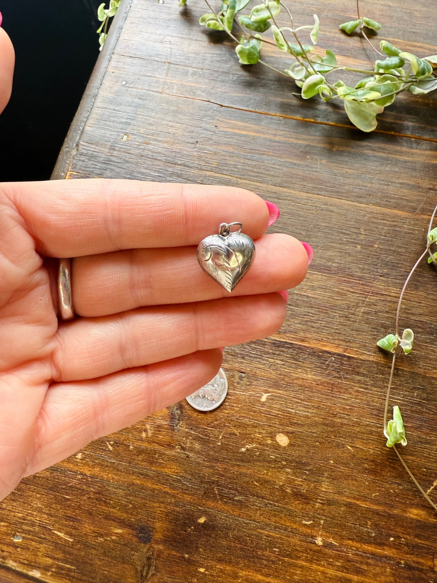 Vintage Heart Charms