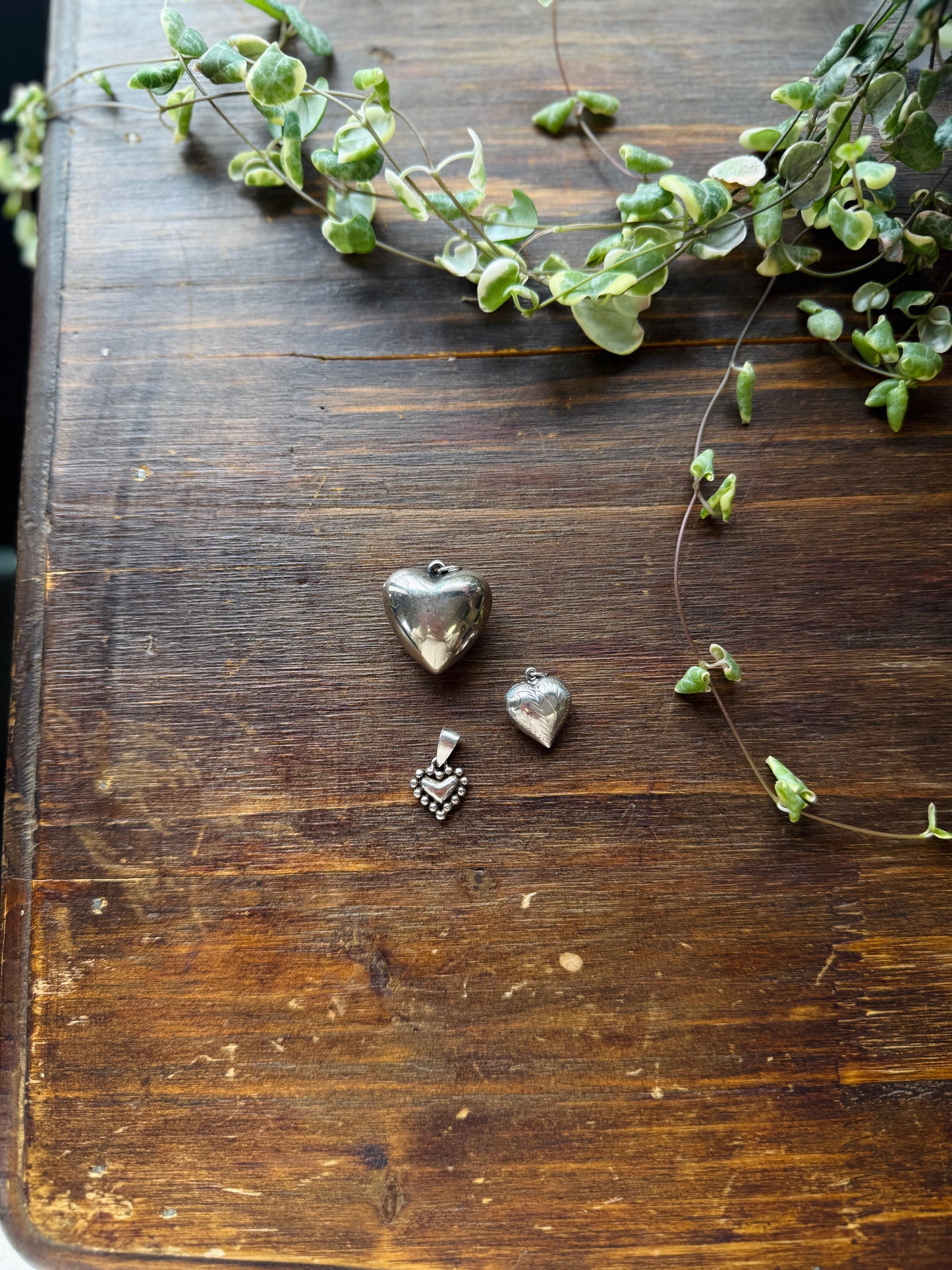 Vintage Heart Charms