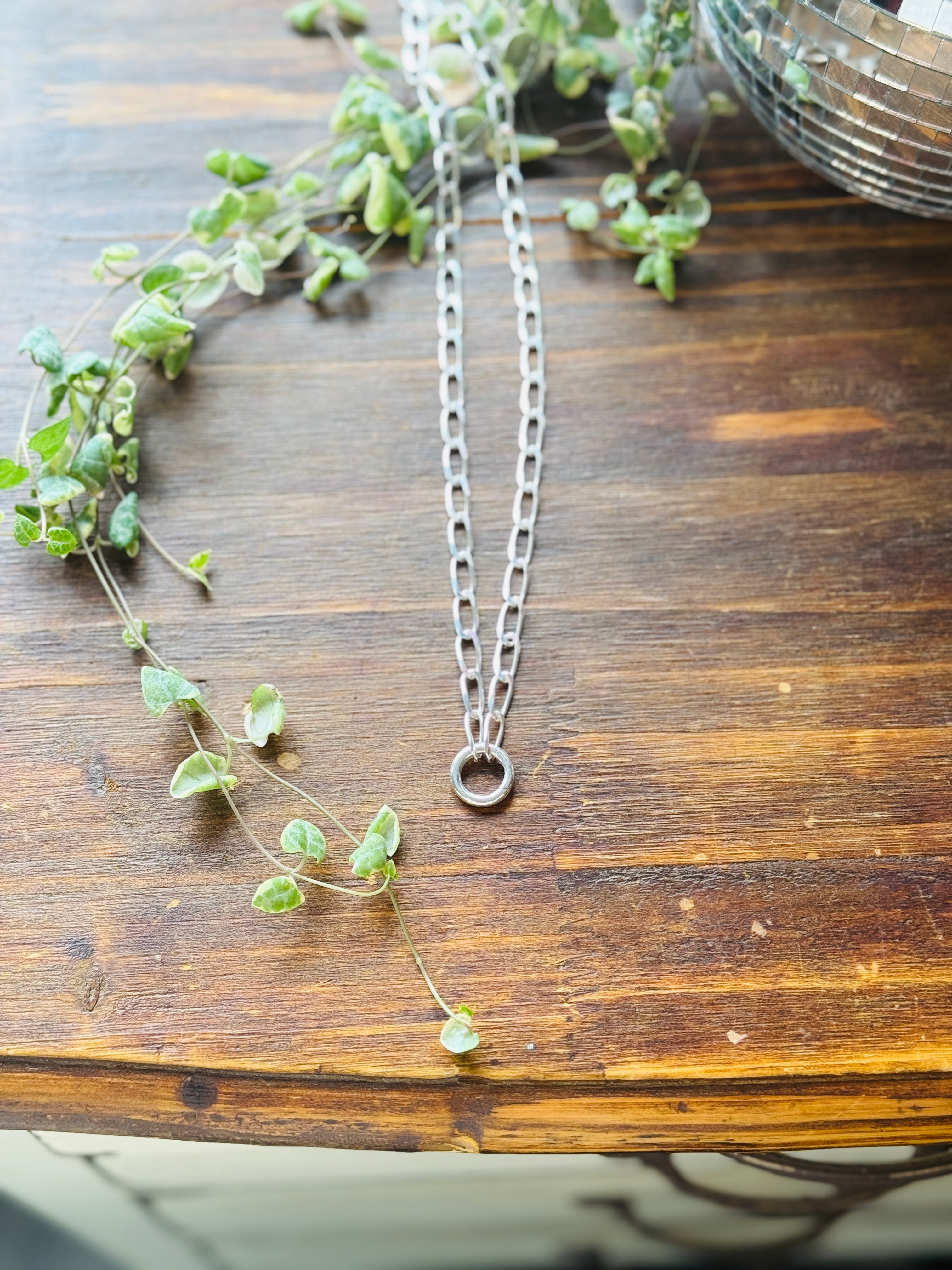 Charm Keeper Chain in Sterling Silver