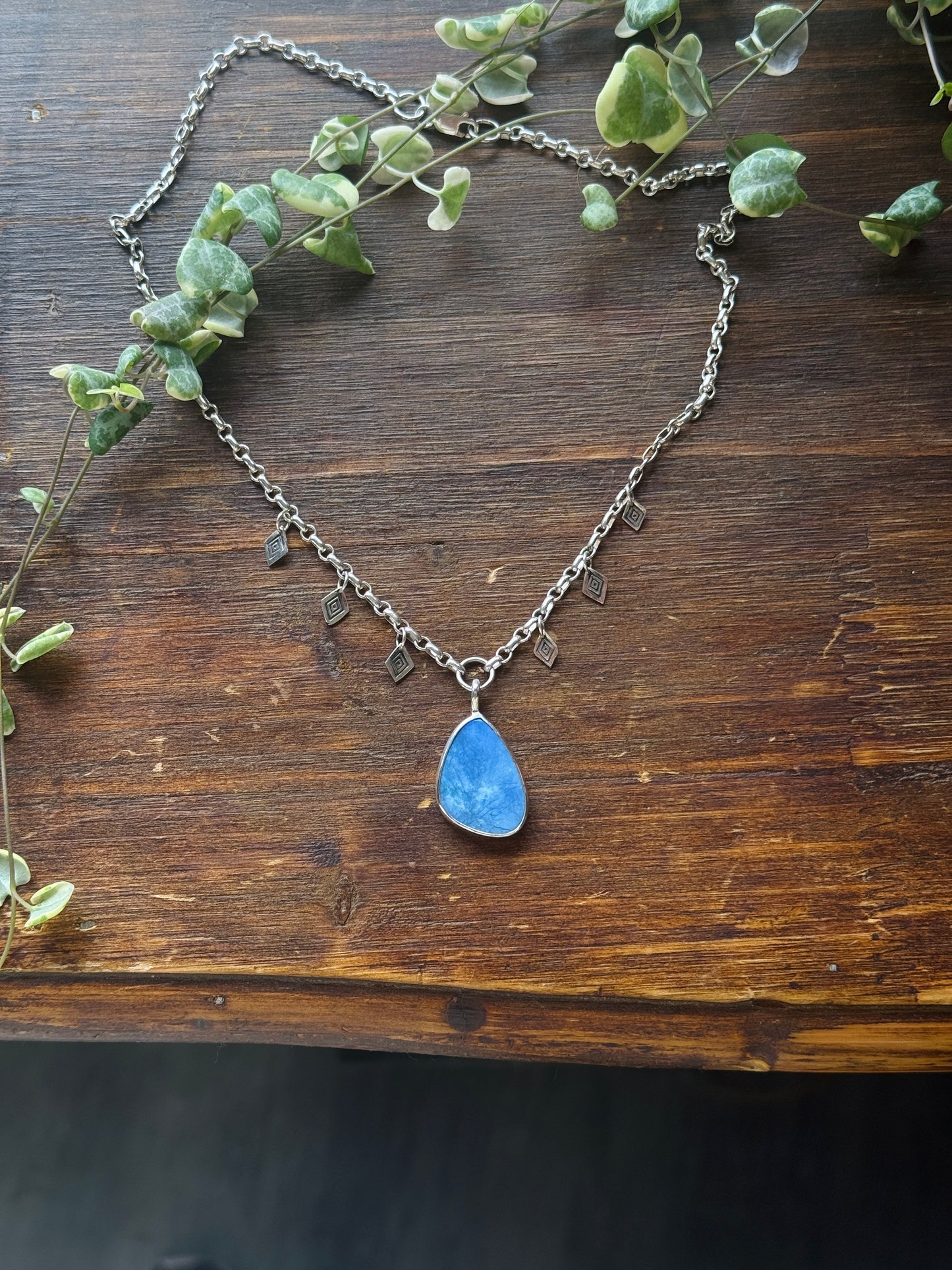 Blue Opal Dreamer Necklace⋆｡°✩