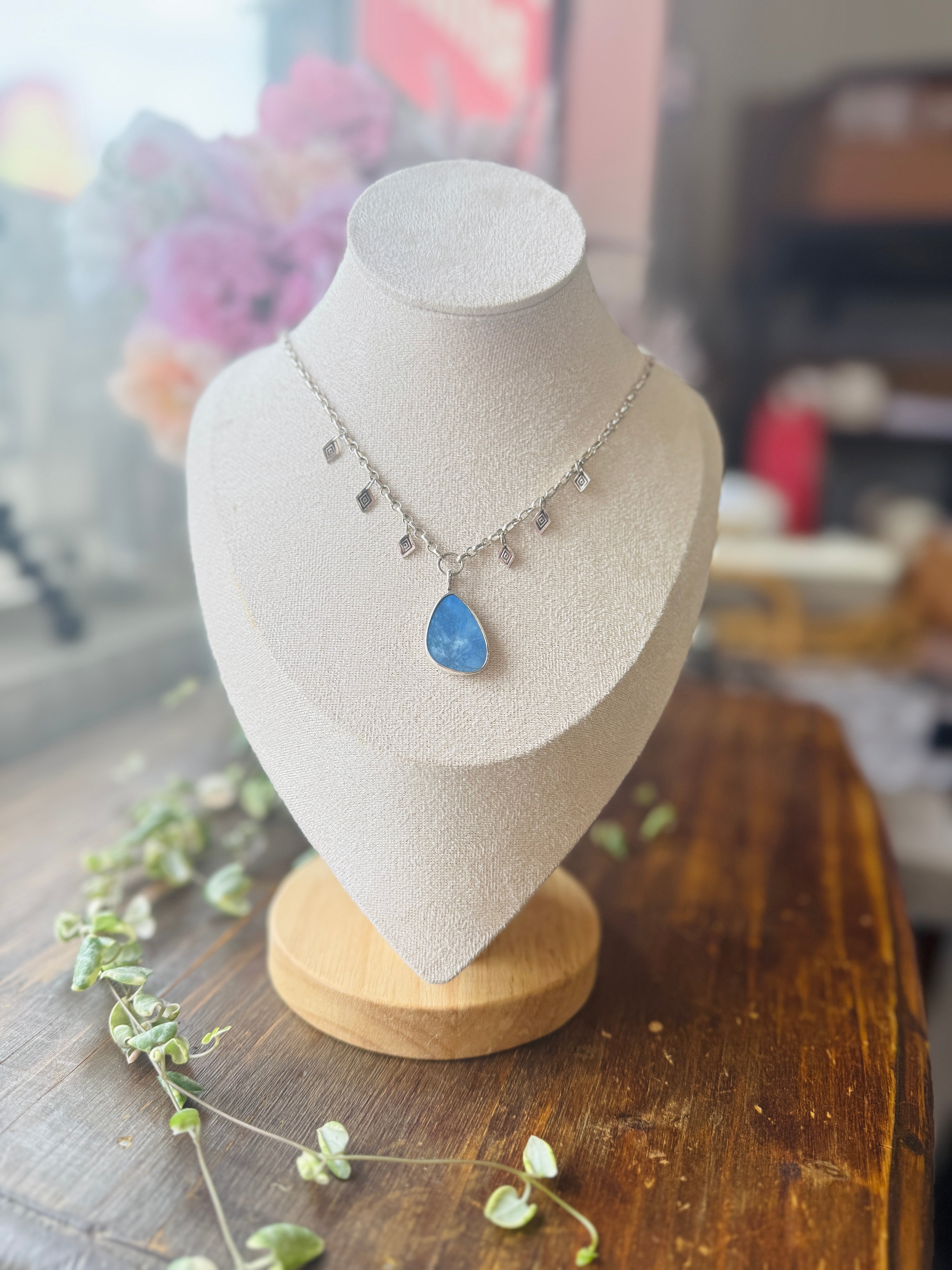Blue Opal Dreamer Necklace⋆｡°✩
