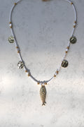 Beaded fish necklaces