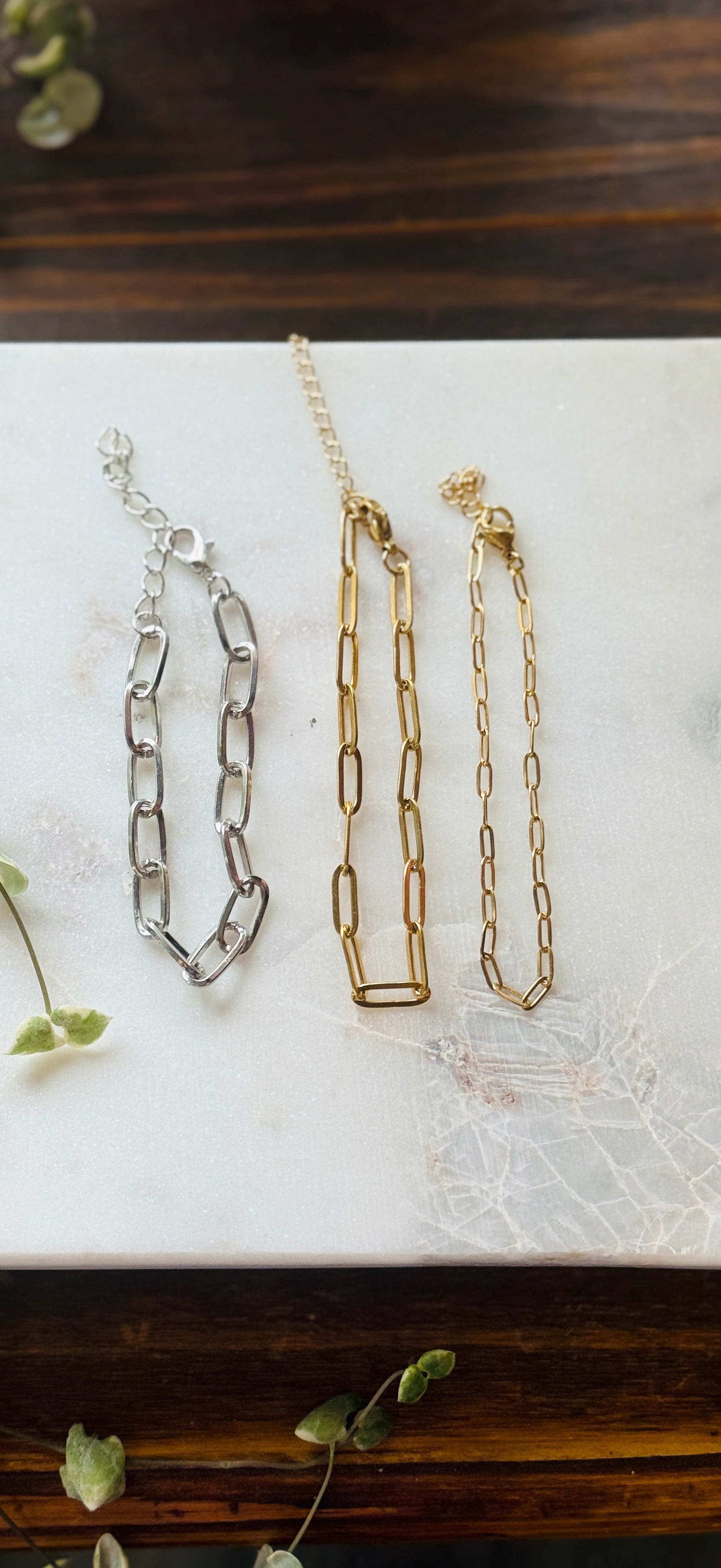Paper Clip Chain Bracelet