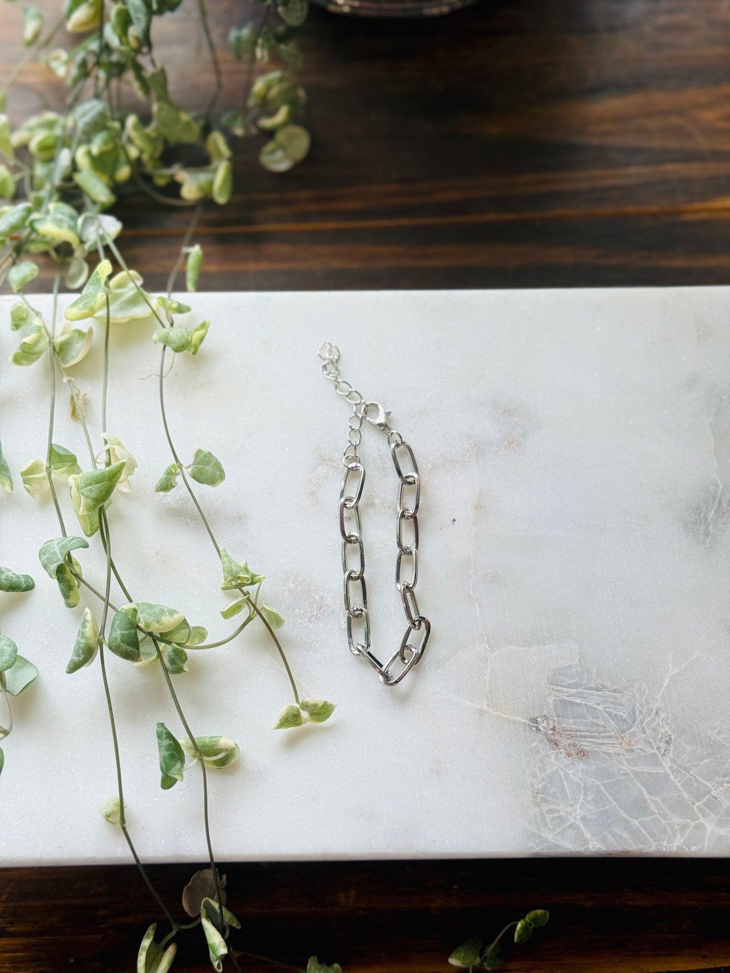 Paper Clip Chain Bracelet