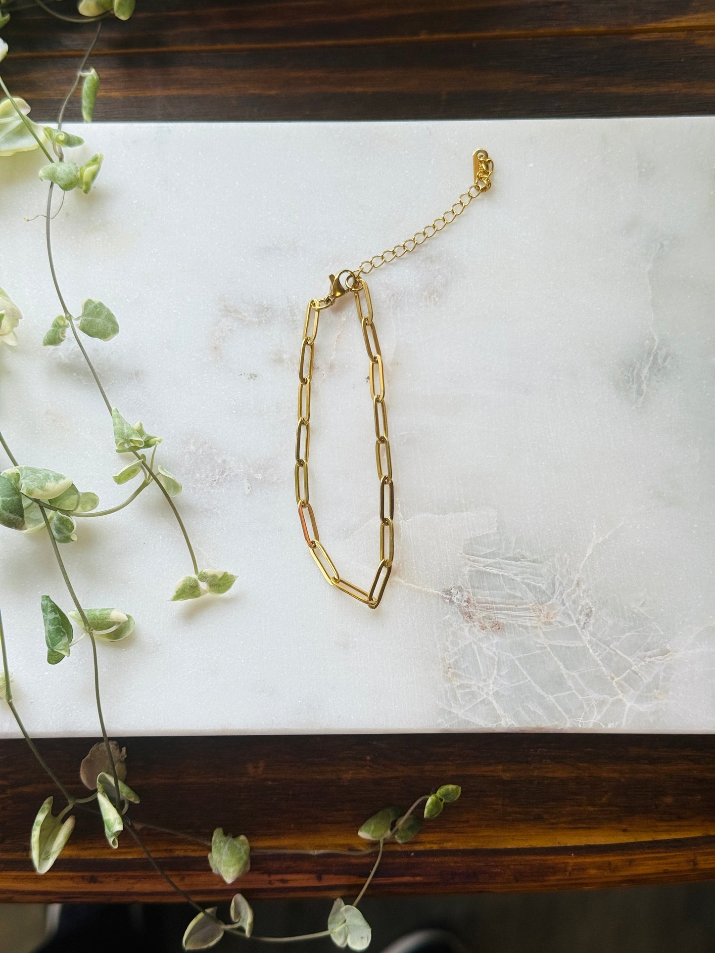 Paper Clip Chain Bracelet