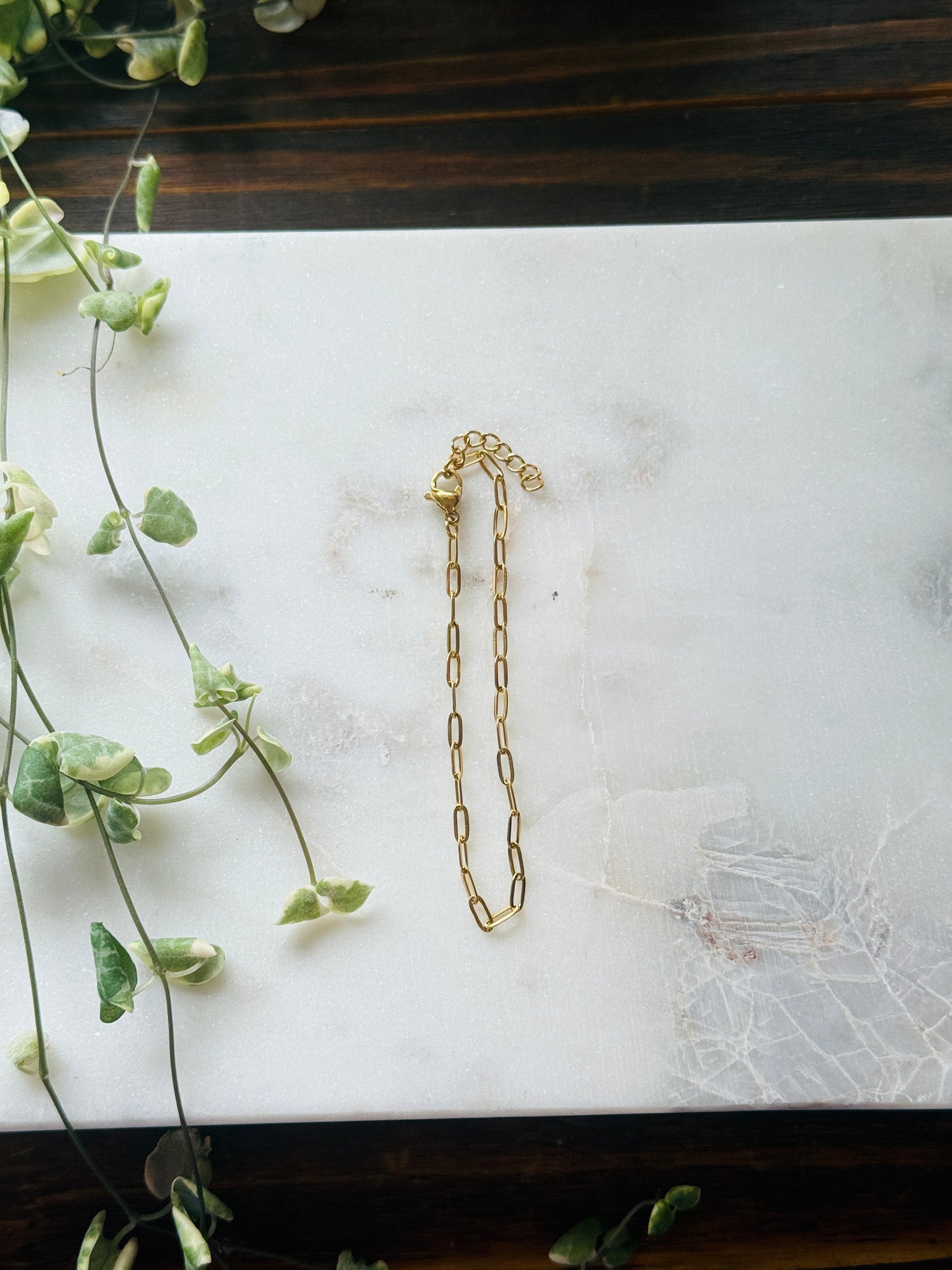 Paper Clip Chain Bracelet
