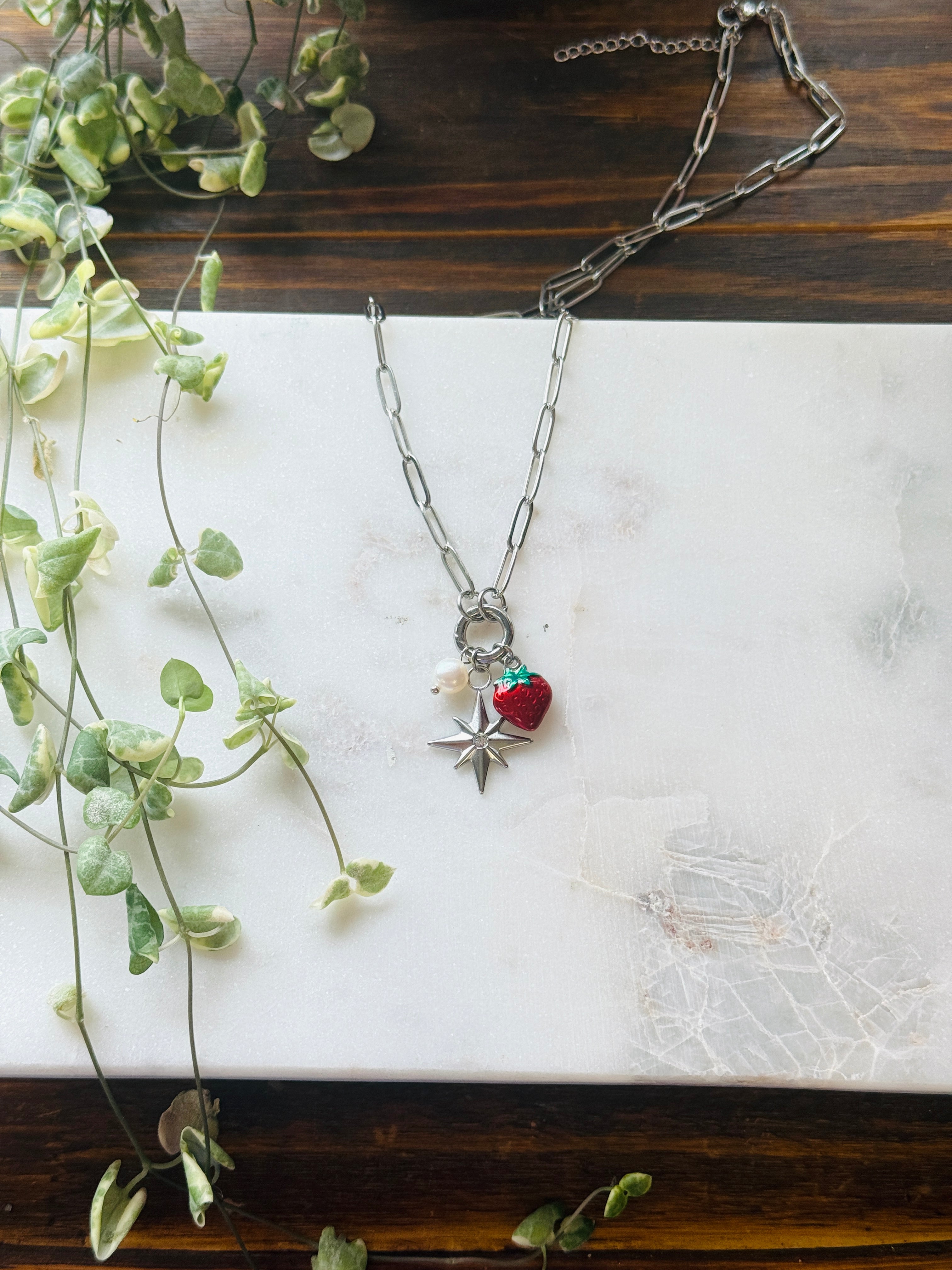Silver Charm Keeper Necklace