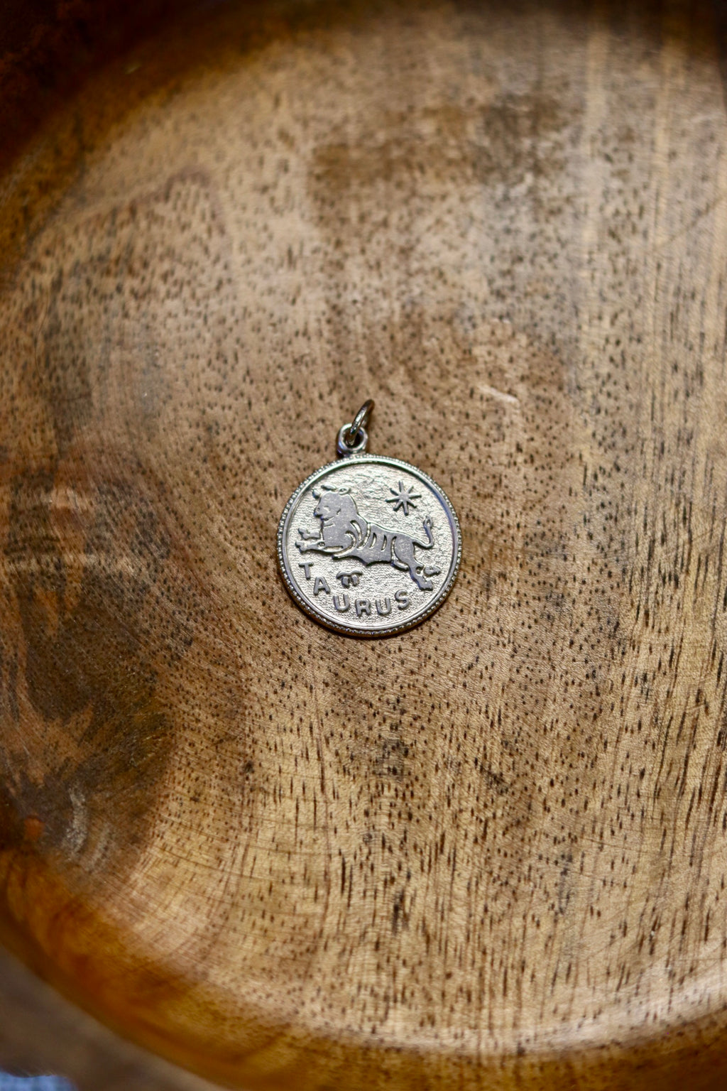 Vintage Taurus Charm 925