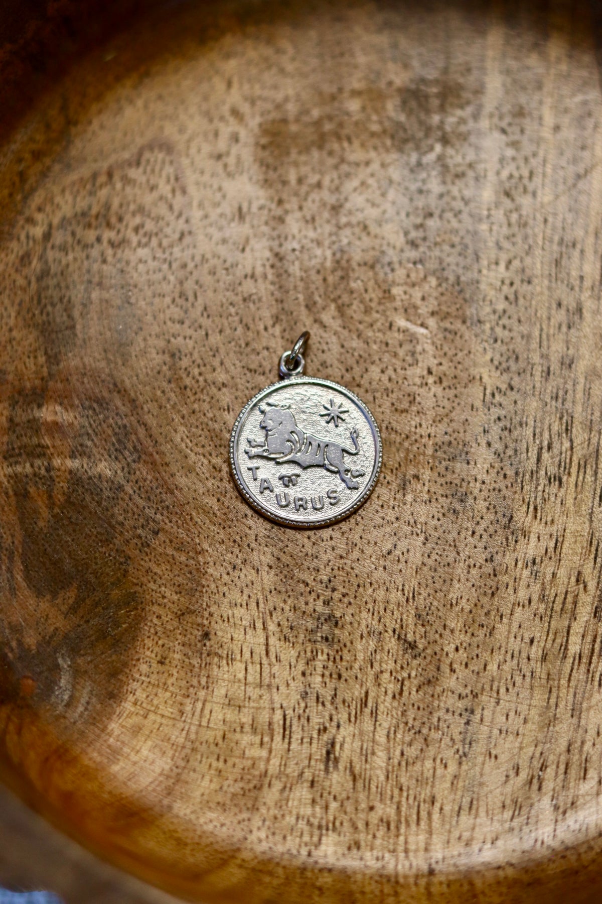 Vintage Taurus Charm 925