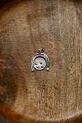 Spinning Horseshoe I luv u charm 925