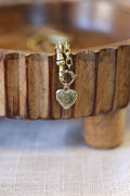 1940/50s Engraved Heart Locket Gold Fill