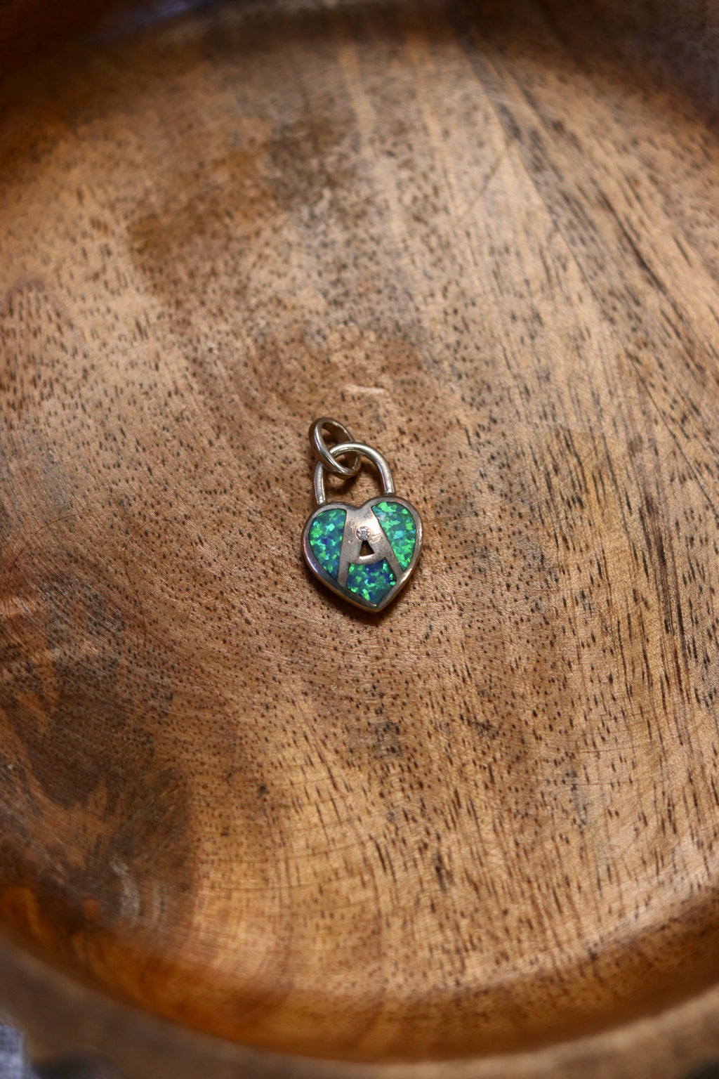Opal Heart Lock 925