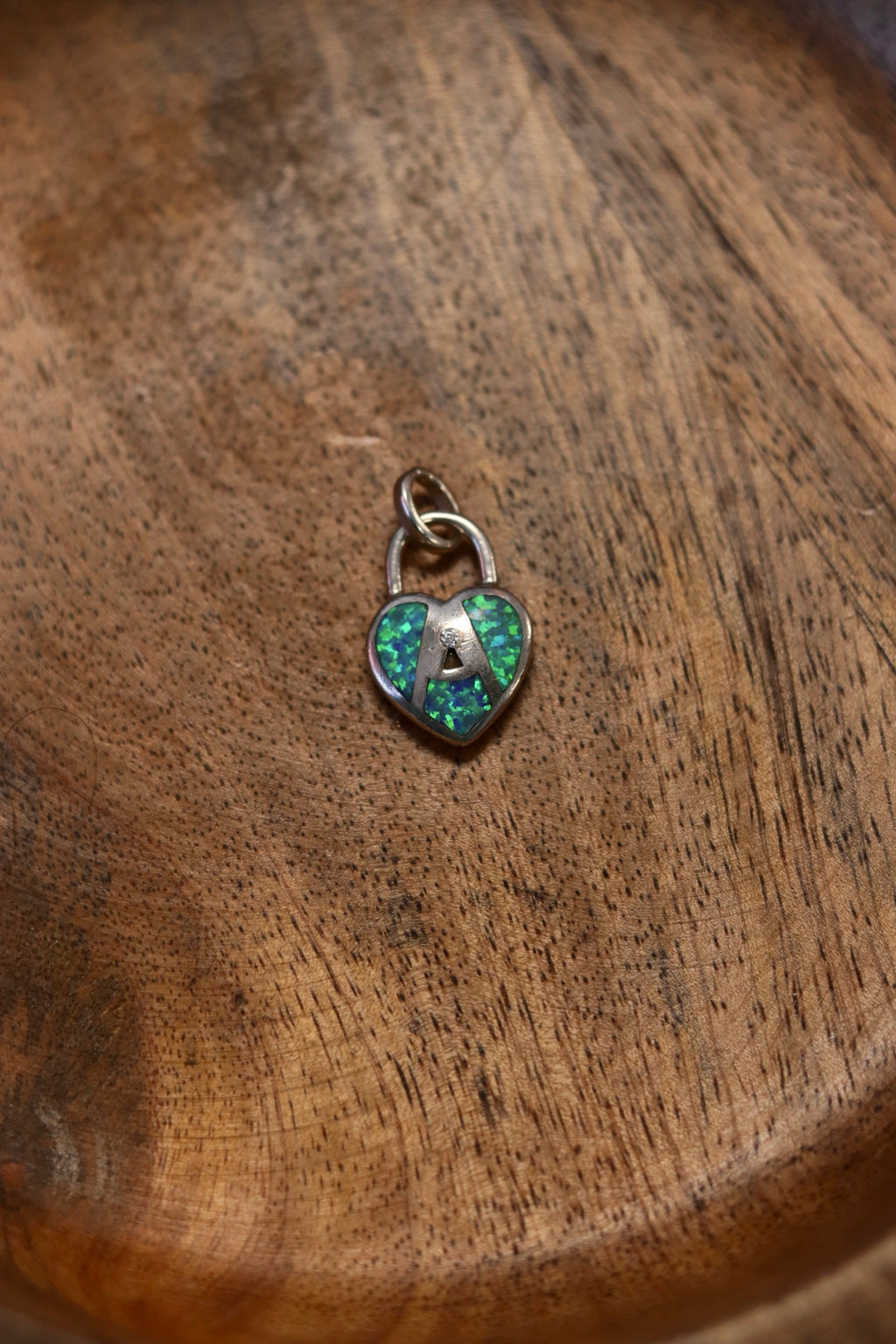Opal Heart Lock 925