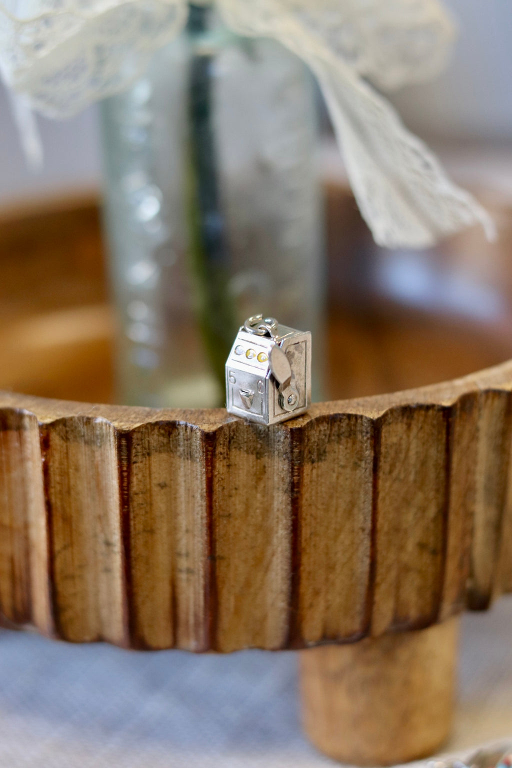 Vintage Slot Machine Charm