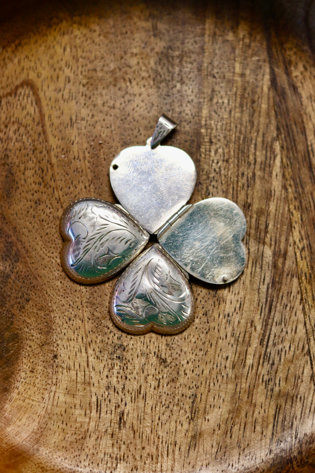 Vintage Misfit 4 way Heart Locket 925