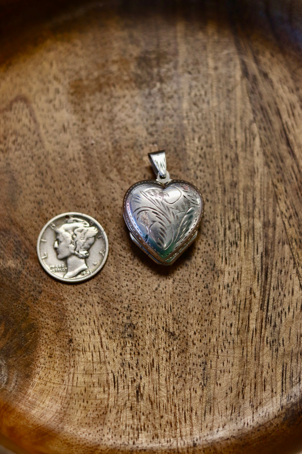 Vintage Misfit 4 way Heart Locket 925