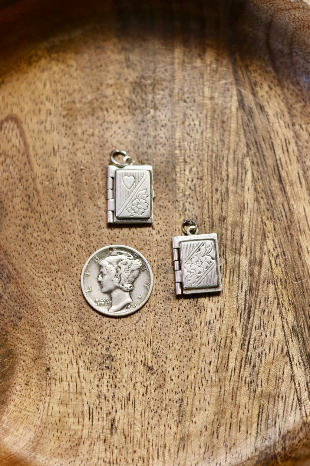 Vintage Book Lockets 925