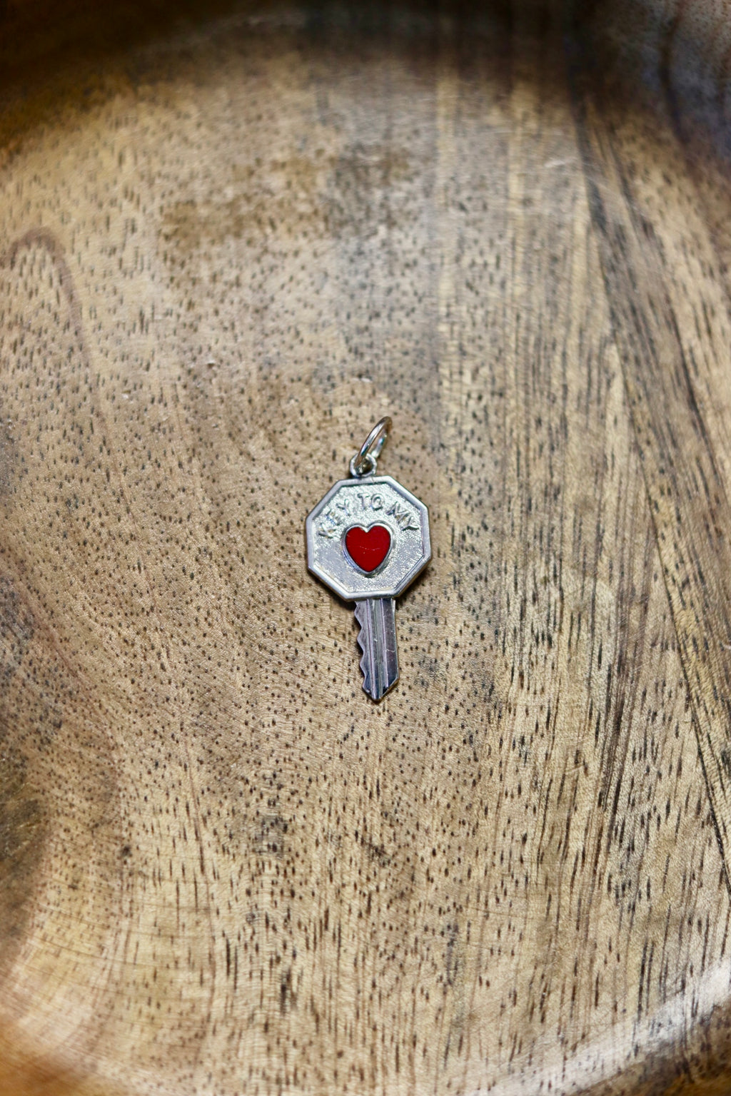 Key To My Heart Charm Sterling