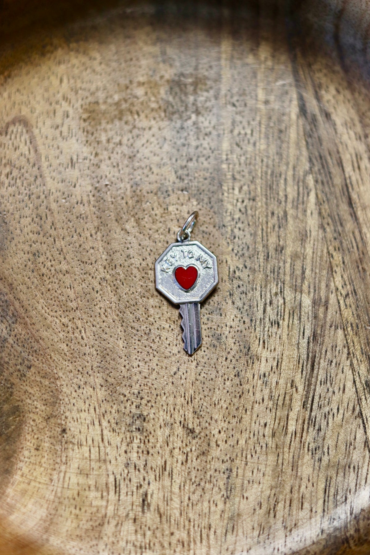 Key To My Heart Charm Sterling