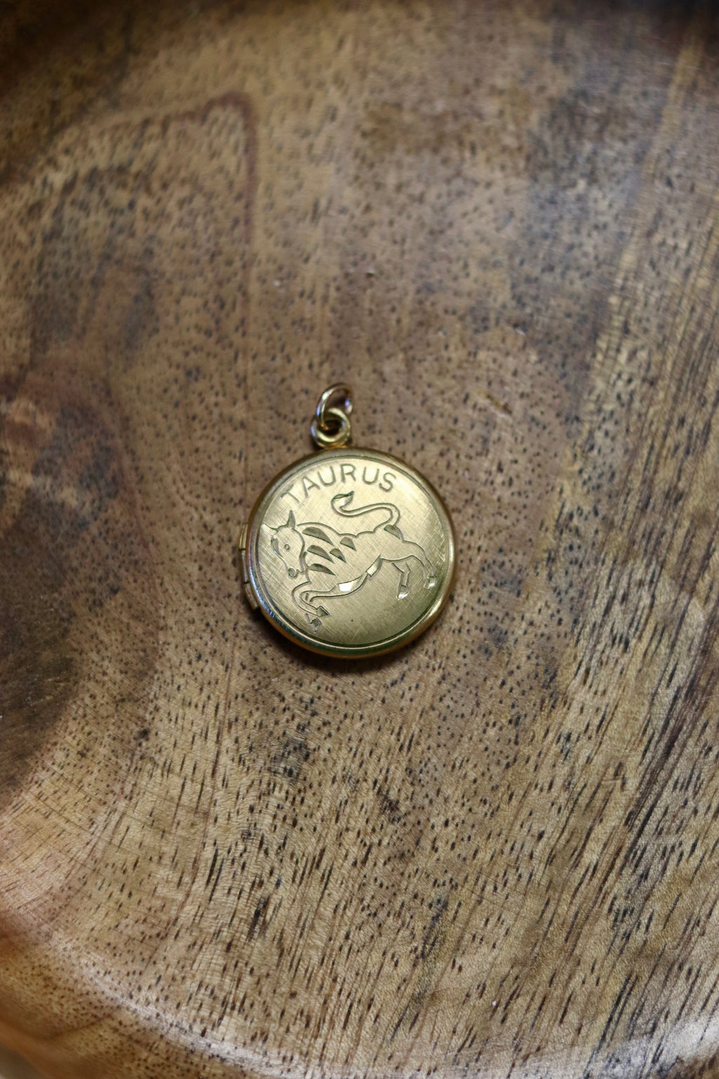 Vintage Rare Taurus Locket 12k G.F.