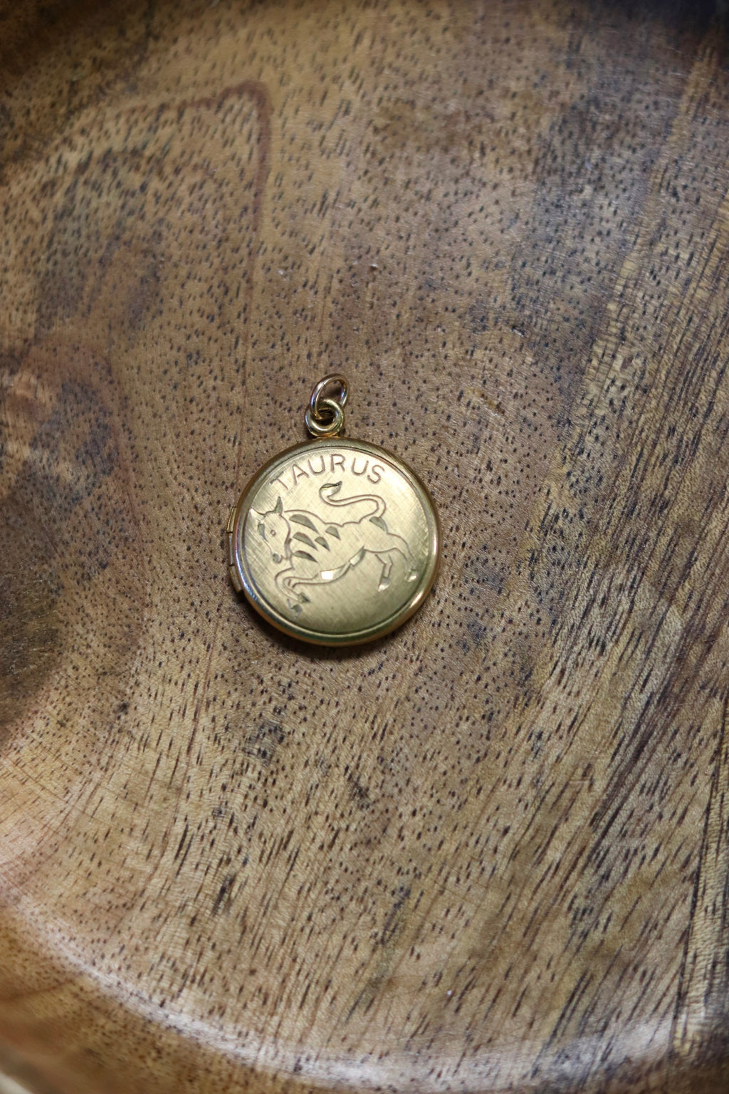 Vintage Rare Taurus Locket 12k G.F.