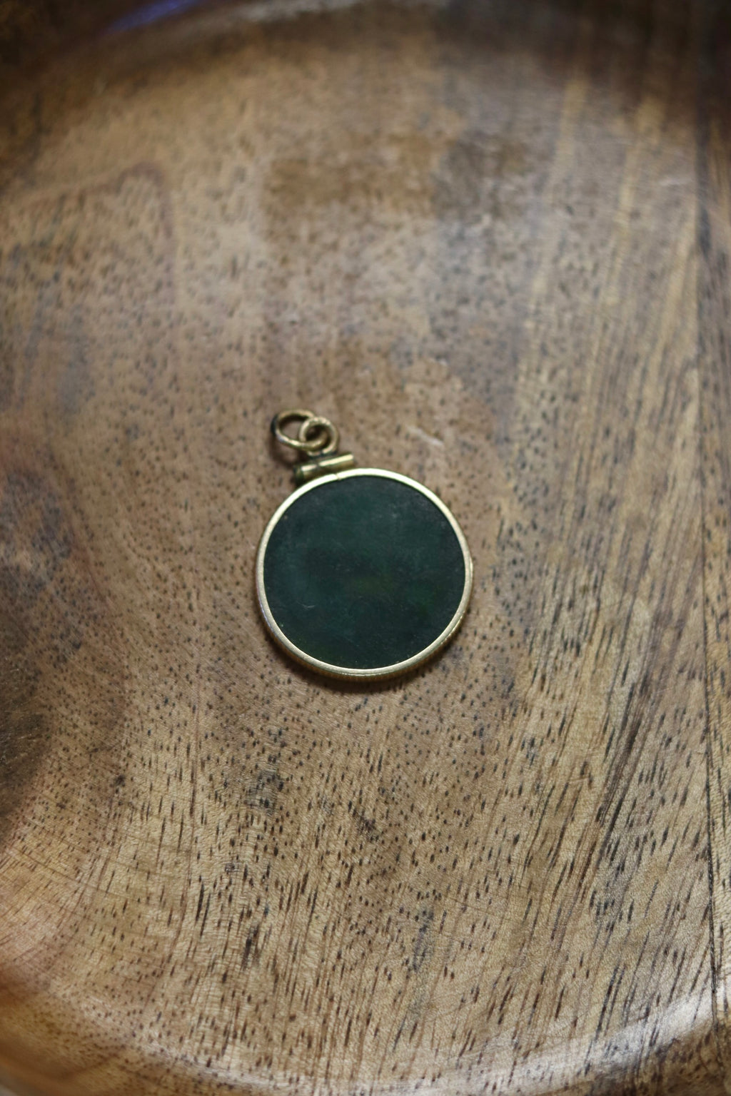 Mid Century Rare Nephrite Jade Cancer Zodiac 14k Gold