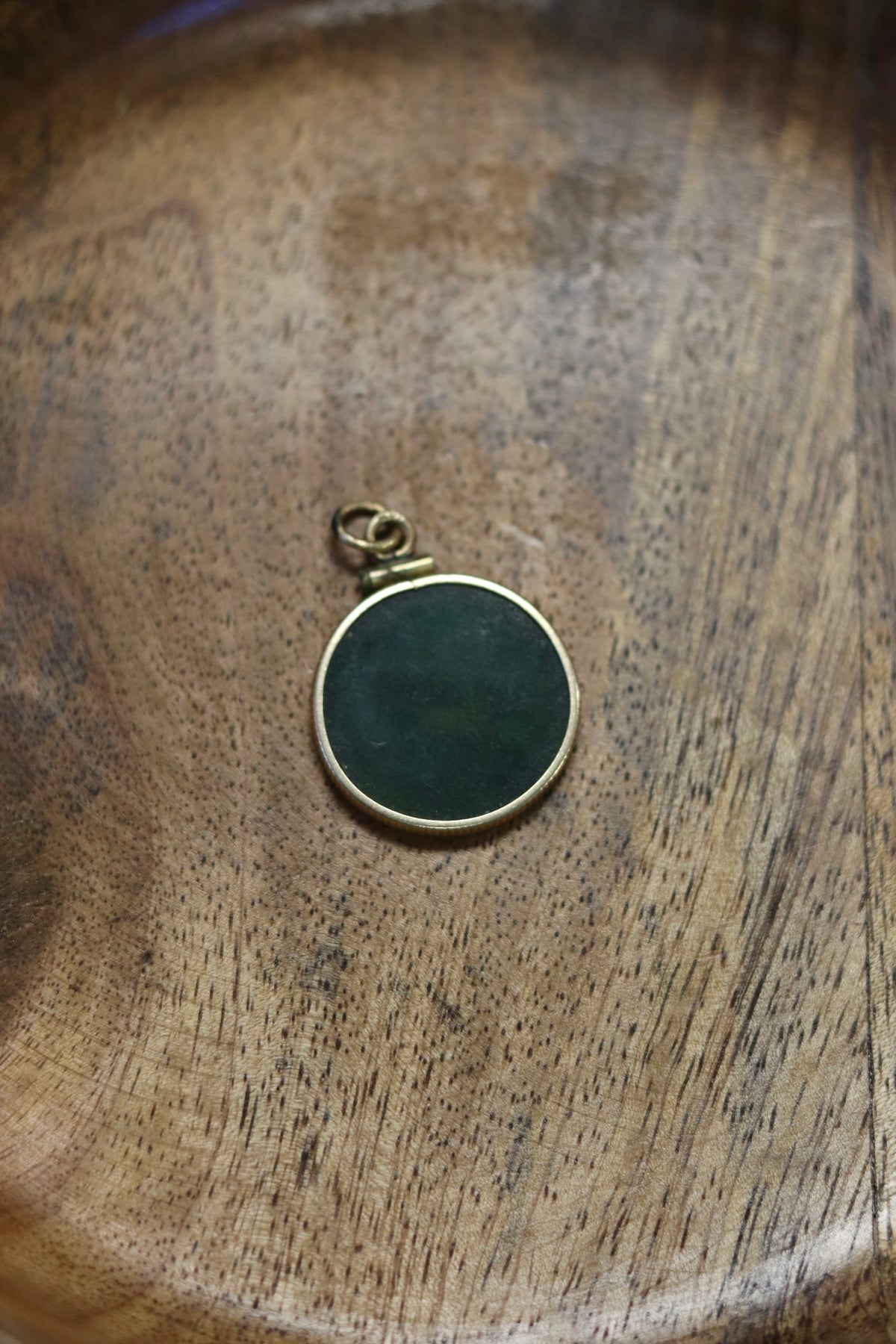 Mid Century Rare Nephrite Jade Cancer Zodiac 14k Gold