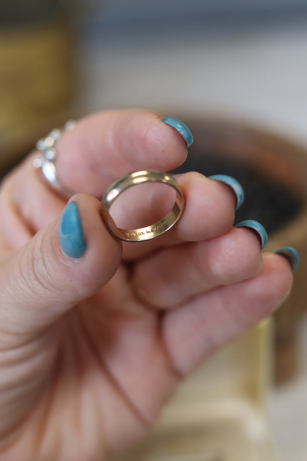 Vintage 1960s Gold fill Band Size 6.5