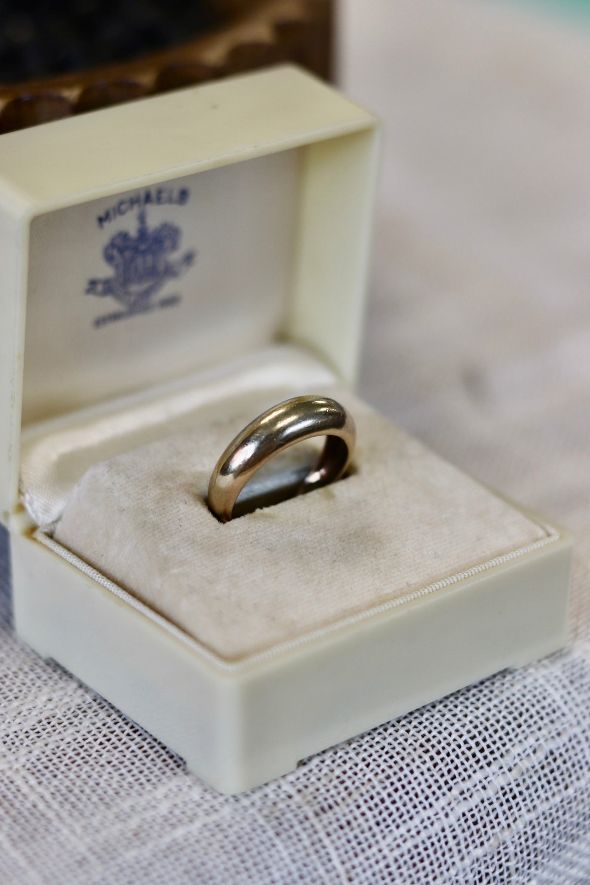 Gold Vermeil Bubble Ring size 8