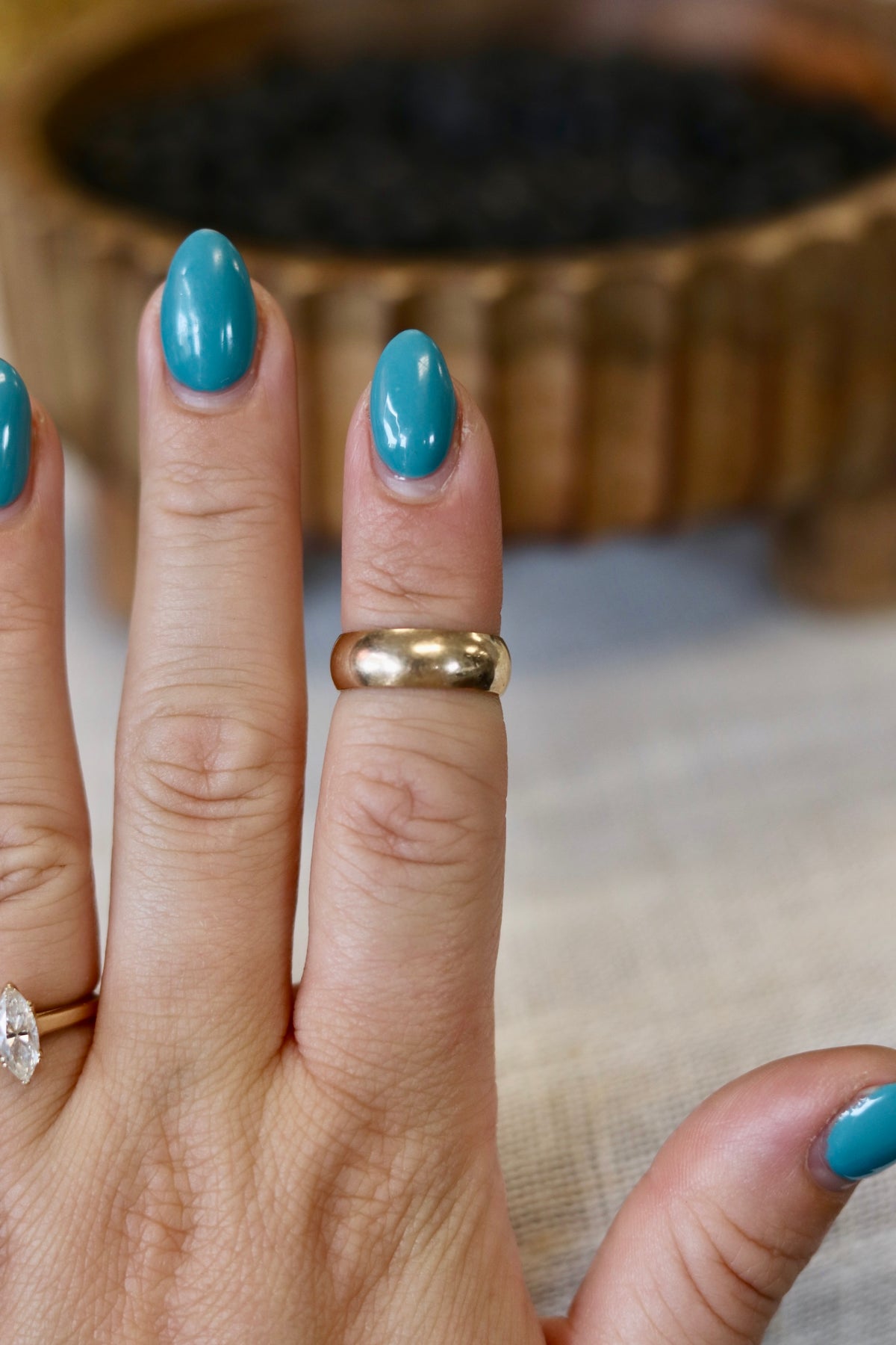 1950s Gold Fill Band Size 4.75/5