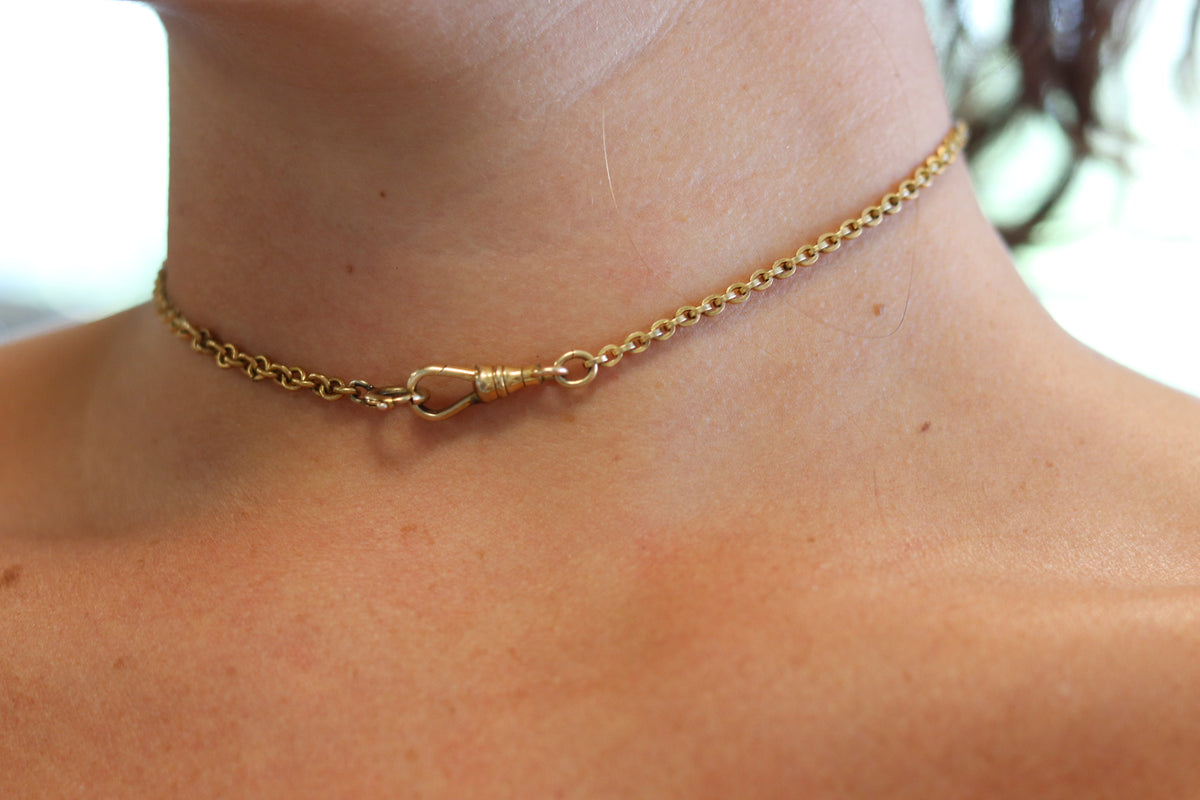 Victorian Gold Fill Pocket Watch Chain
