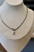 White G.F Pocket watch chain 1920s