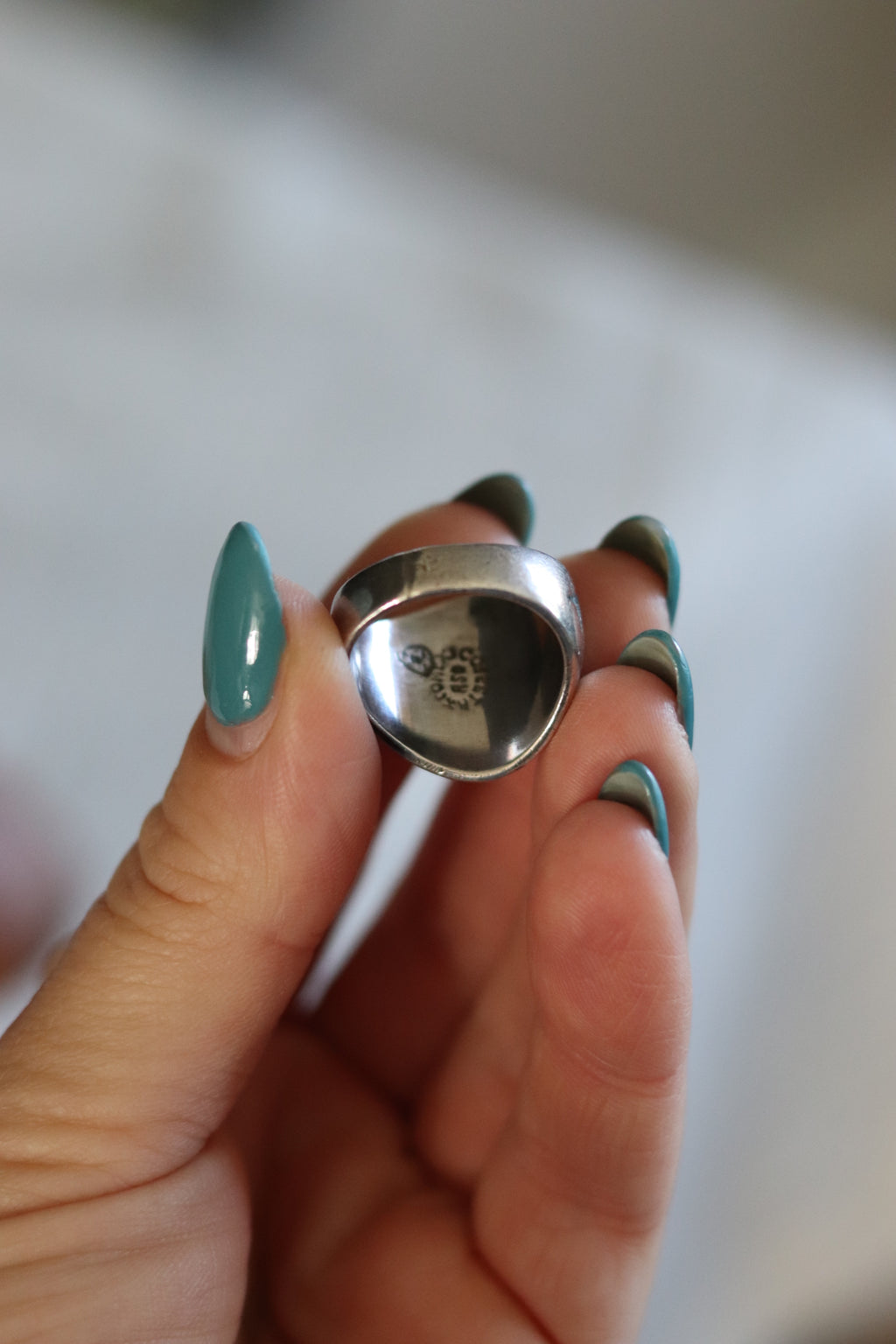 Taxco Star Domed Ring Sz. 6
