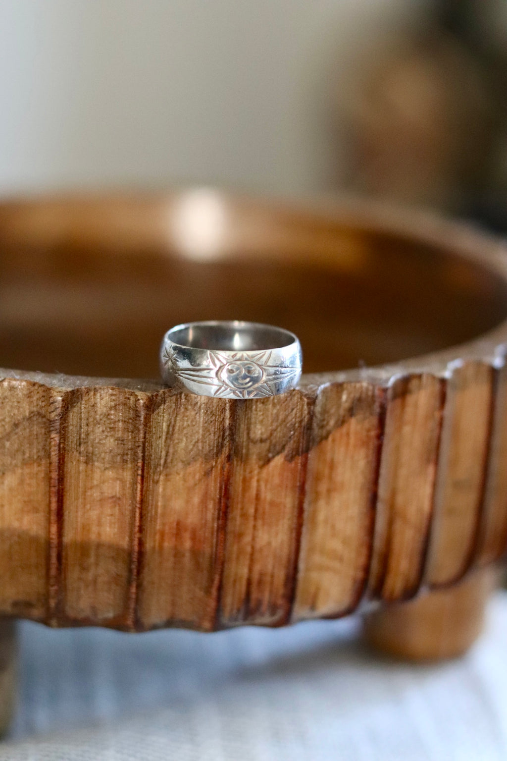 Sun and Stars Ring Sz. 8