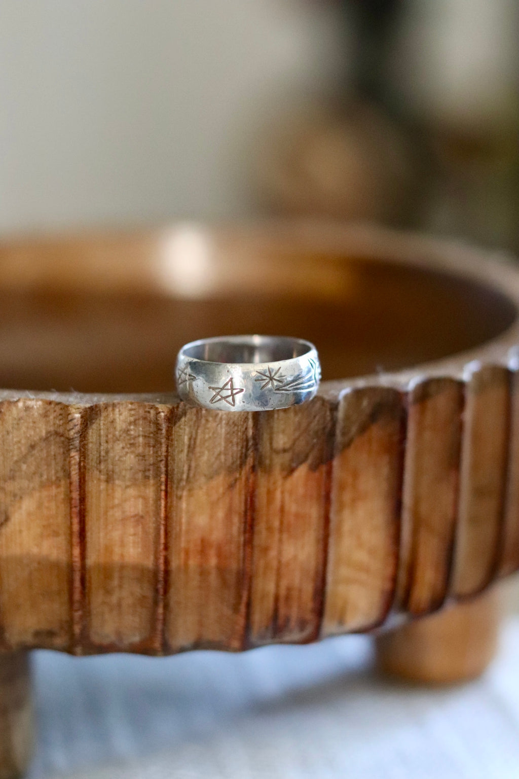 Sun and Stars Ring Sz. 8