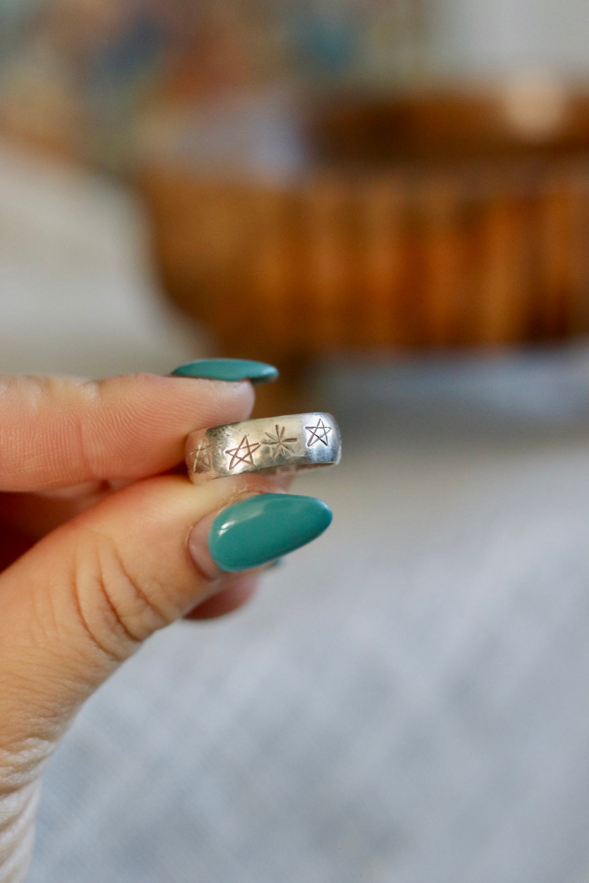 Sun and Stars Ring Sz. 8