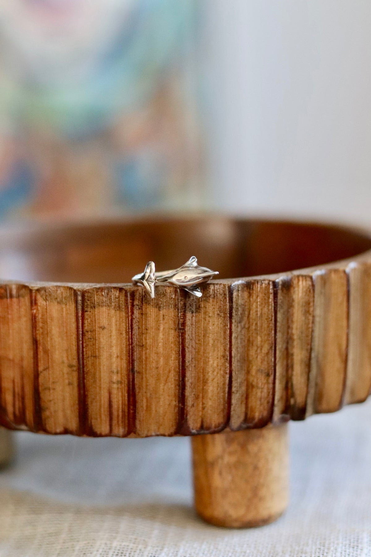Vintage Dolphin Ring Sz. 6