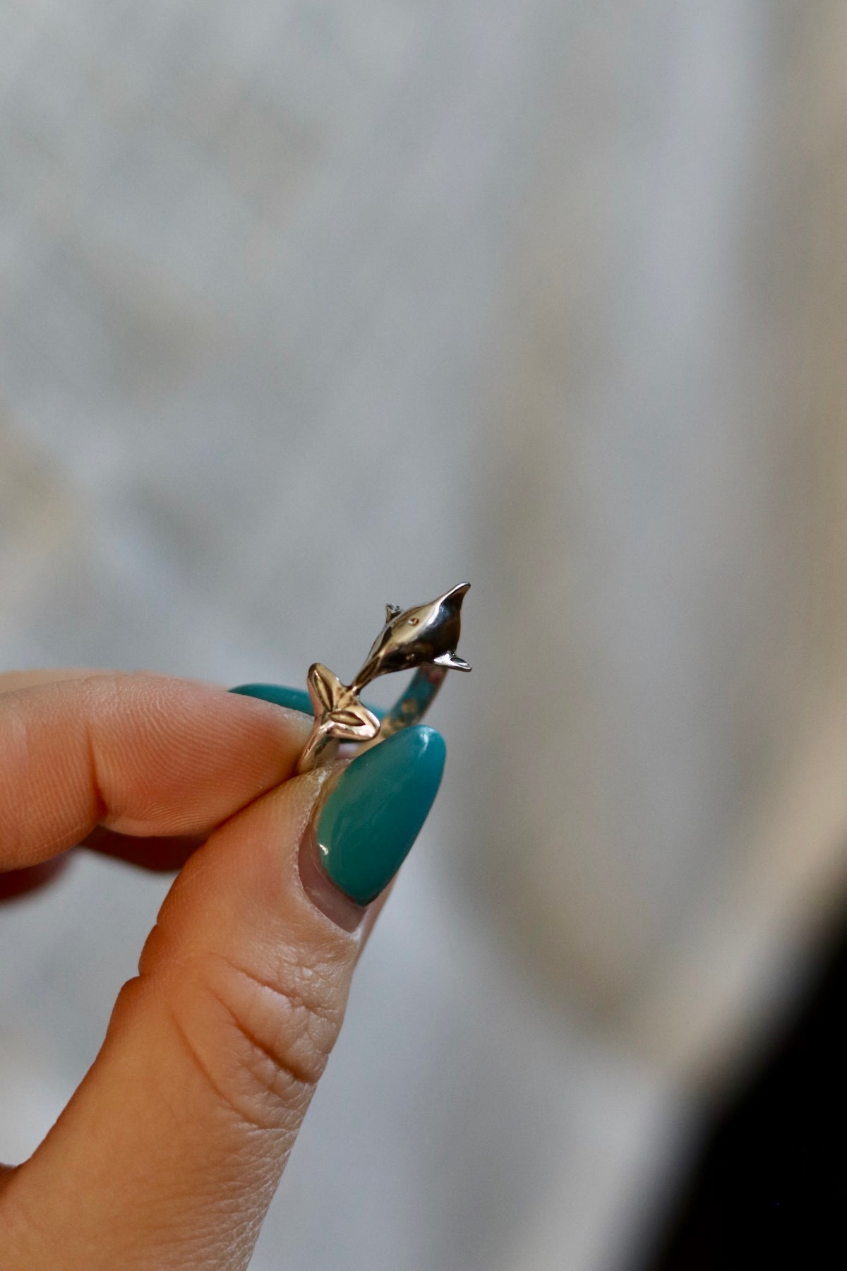 Vintage Dolphin Ring Sz. 6