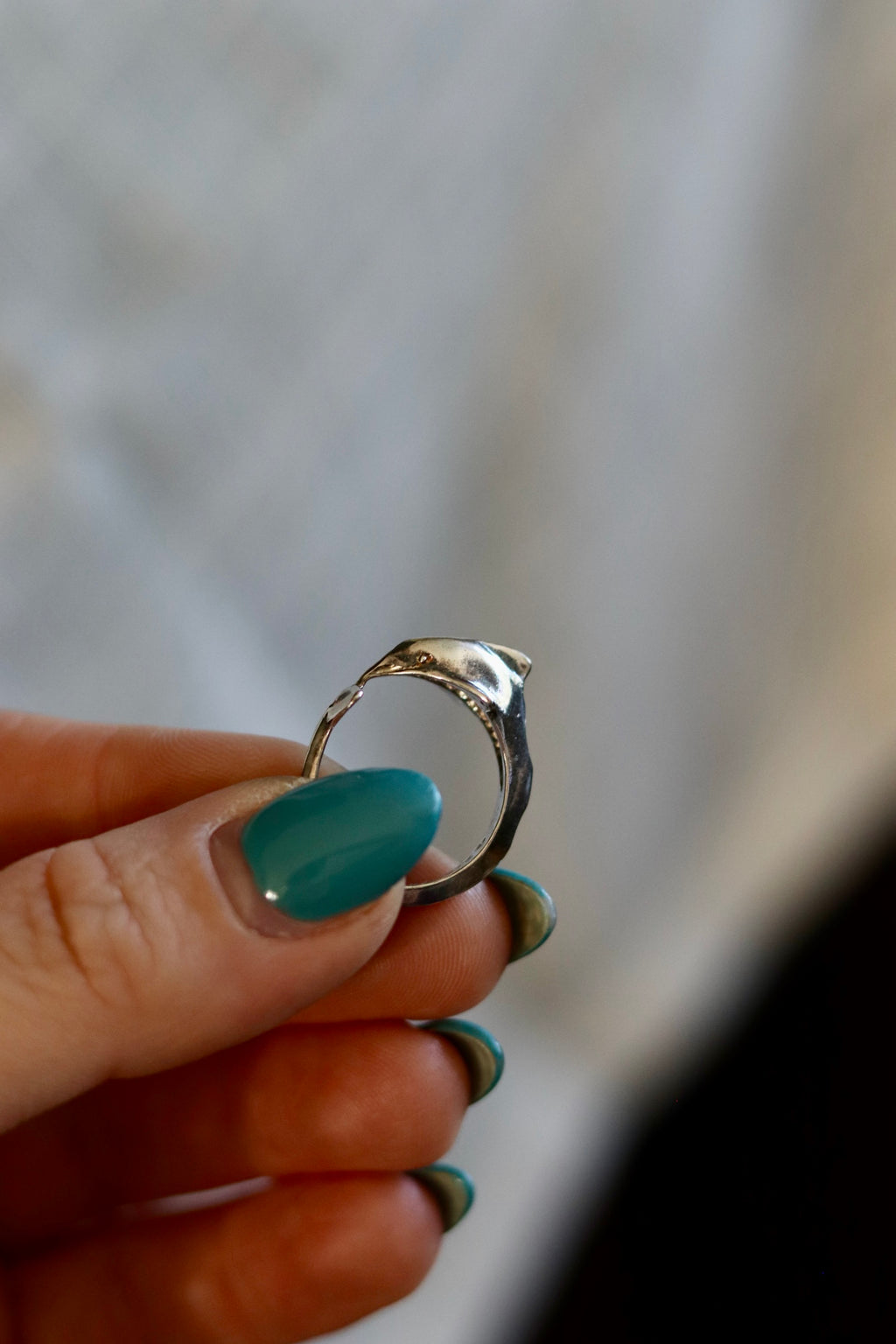 Vintage Dolphin Ring Sz. 6