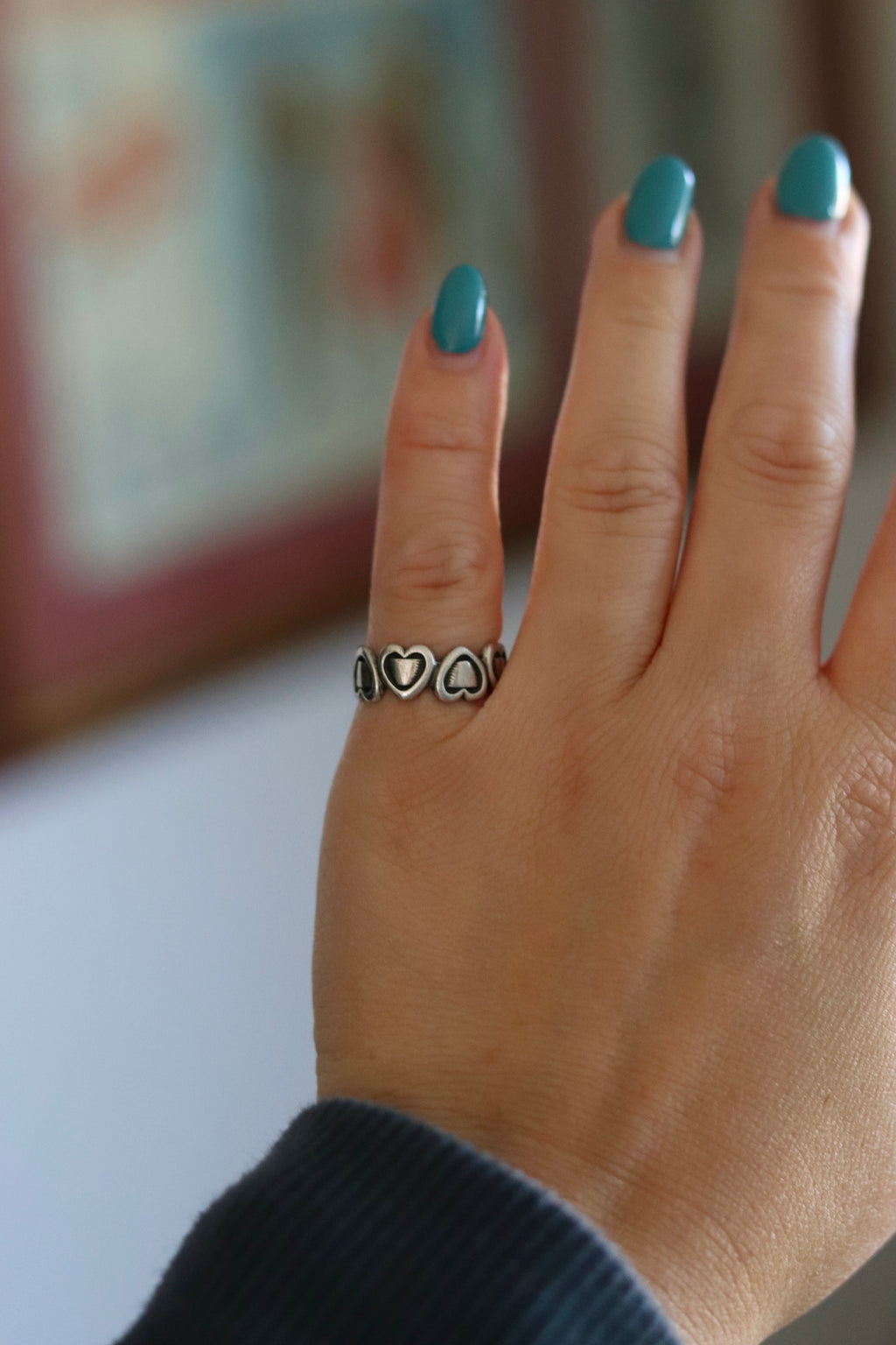 1930-60s Bell Trading Heart Ring Size 6