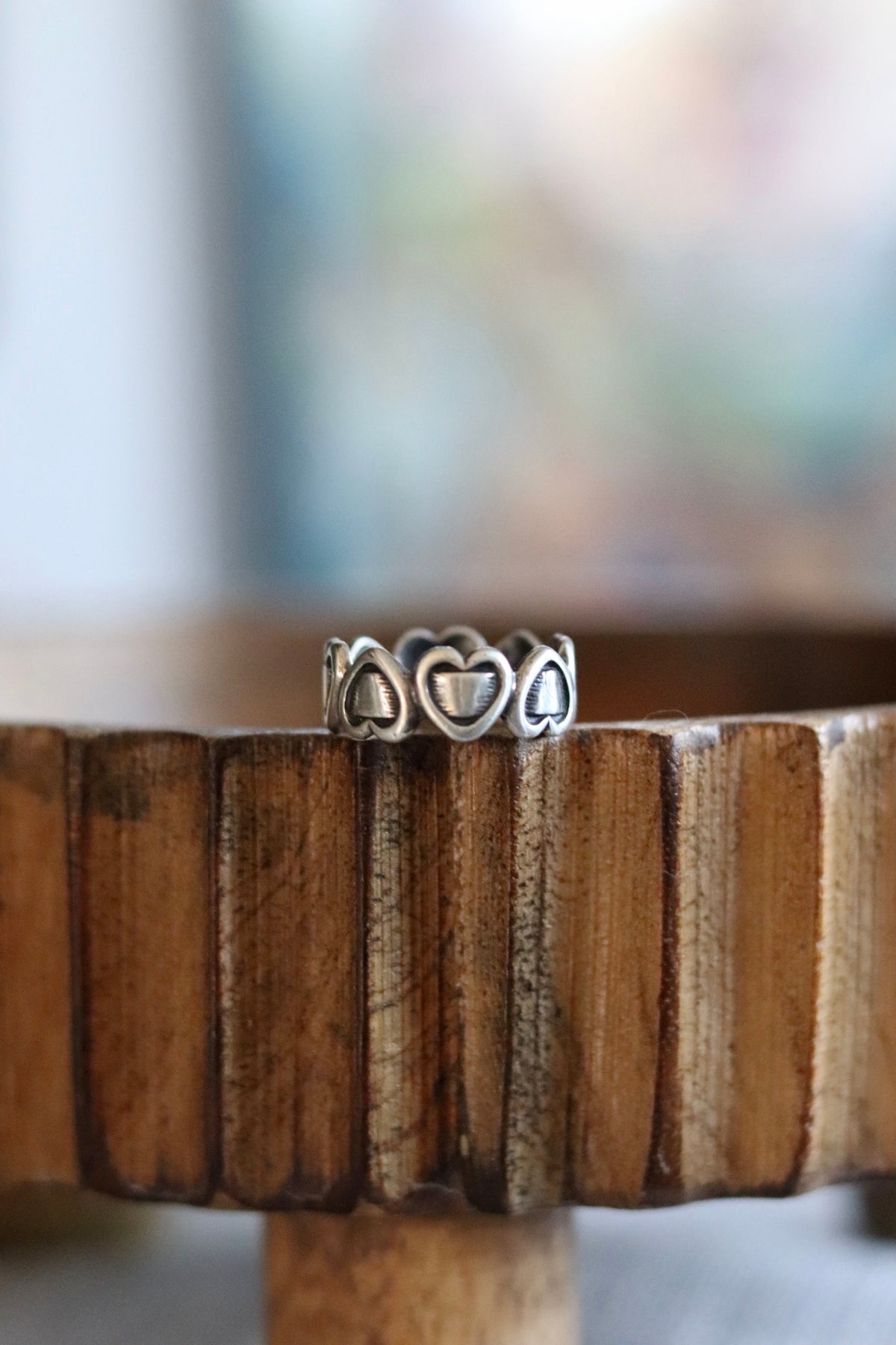 1930-60s Bell Trading Heart Ring Size 6