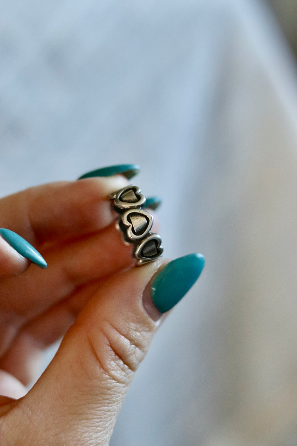 1930-60s Bell Trading Heart Ring Size 6