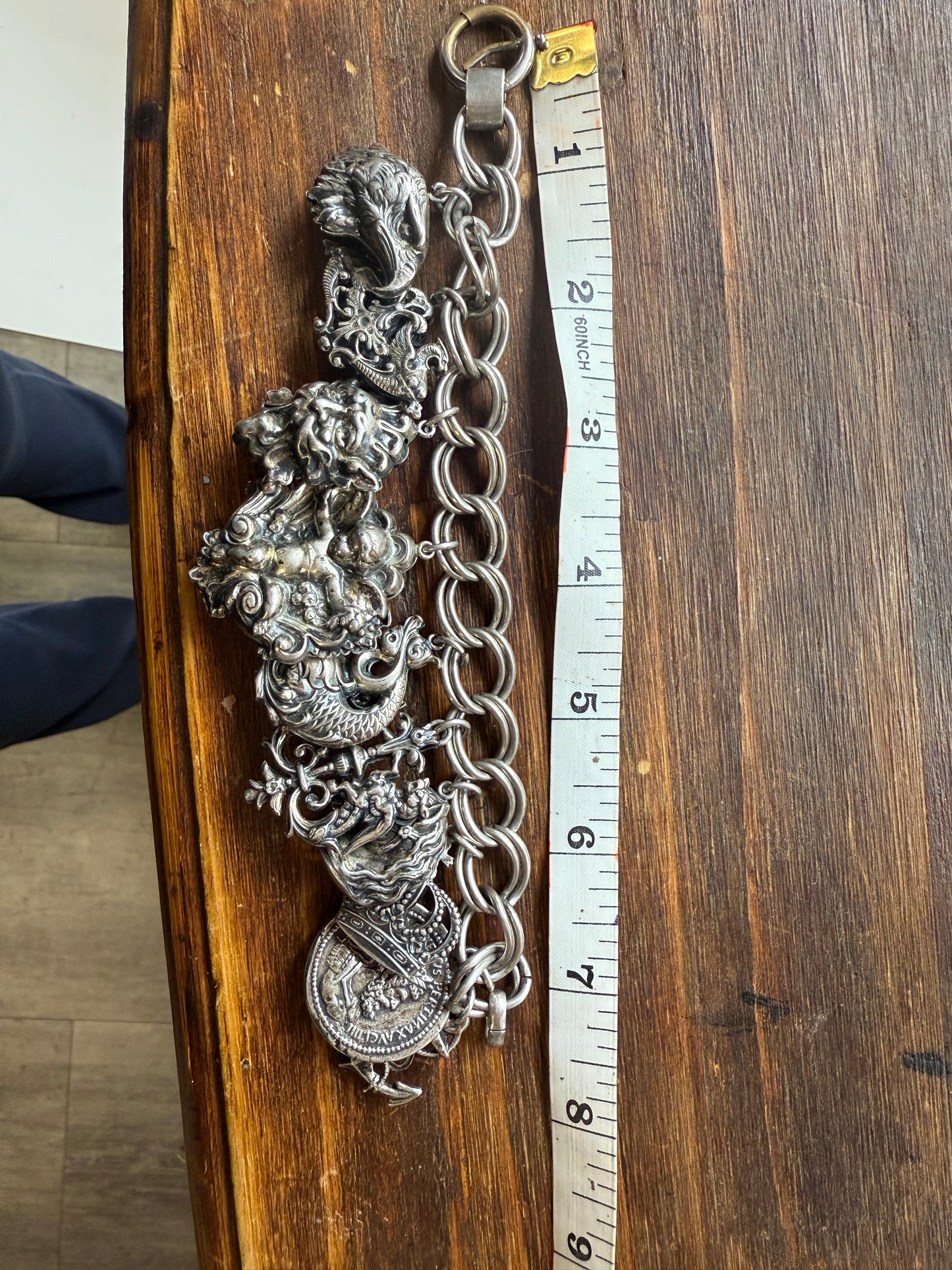 1950/60s Napier Victorian Charm Bracelet