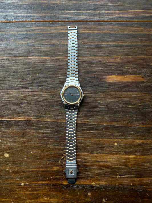 Vintage Ebel Wave / Sport Classic Solid 18k Gold Bezel 6in