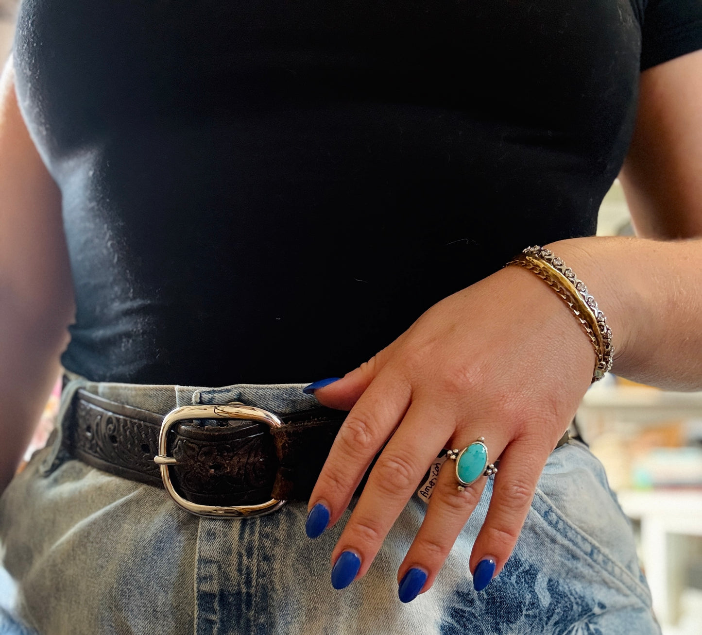 American turquoise Size 6