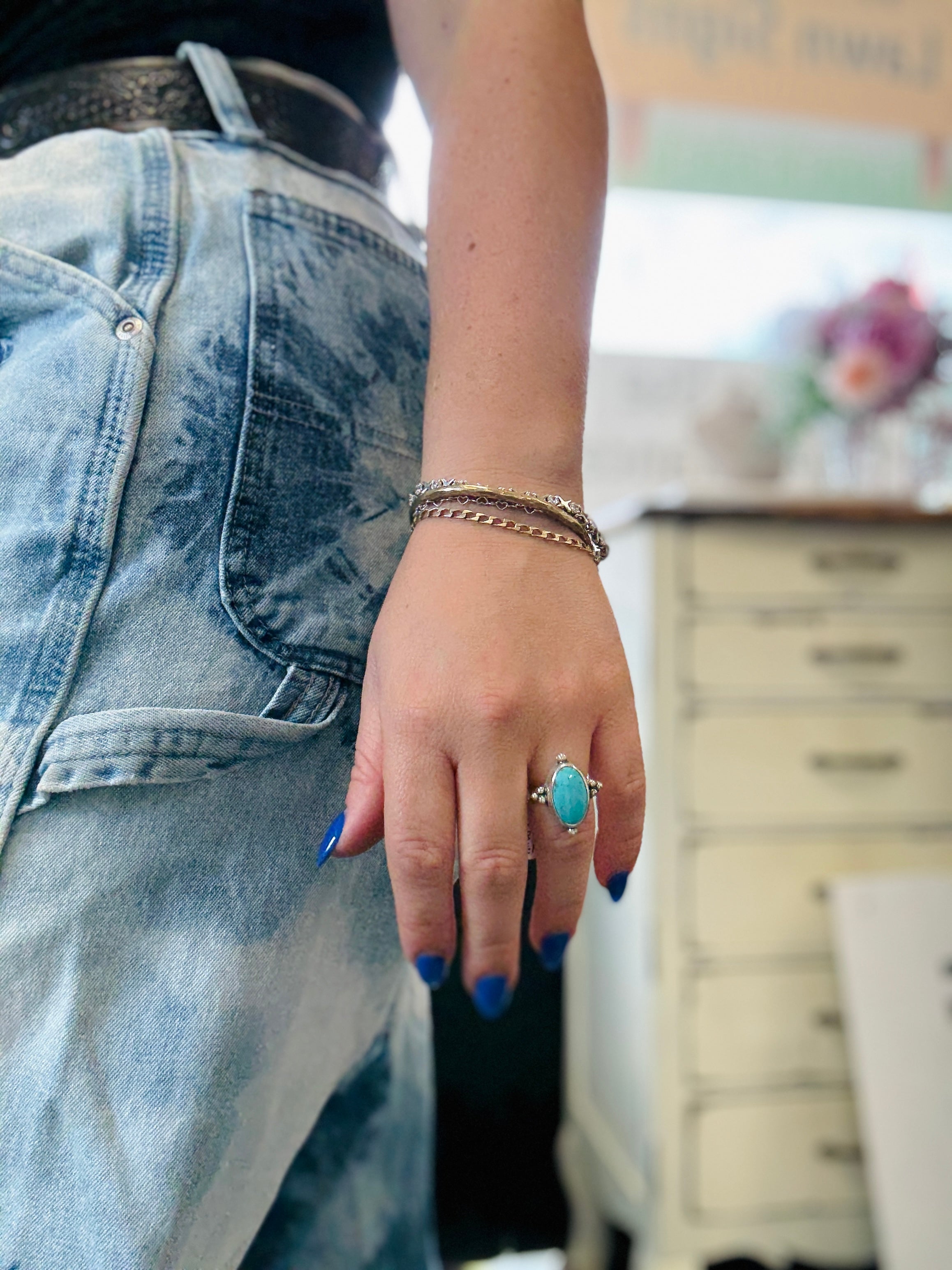 American turquoise Size 6