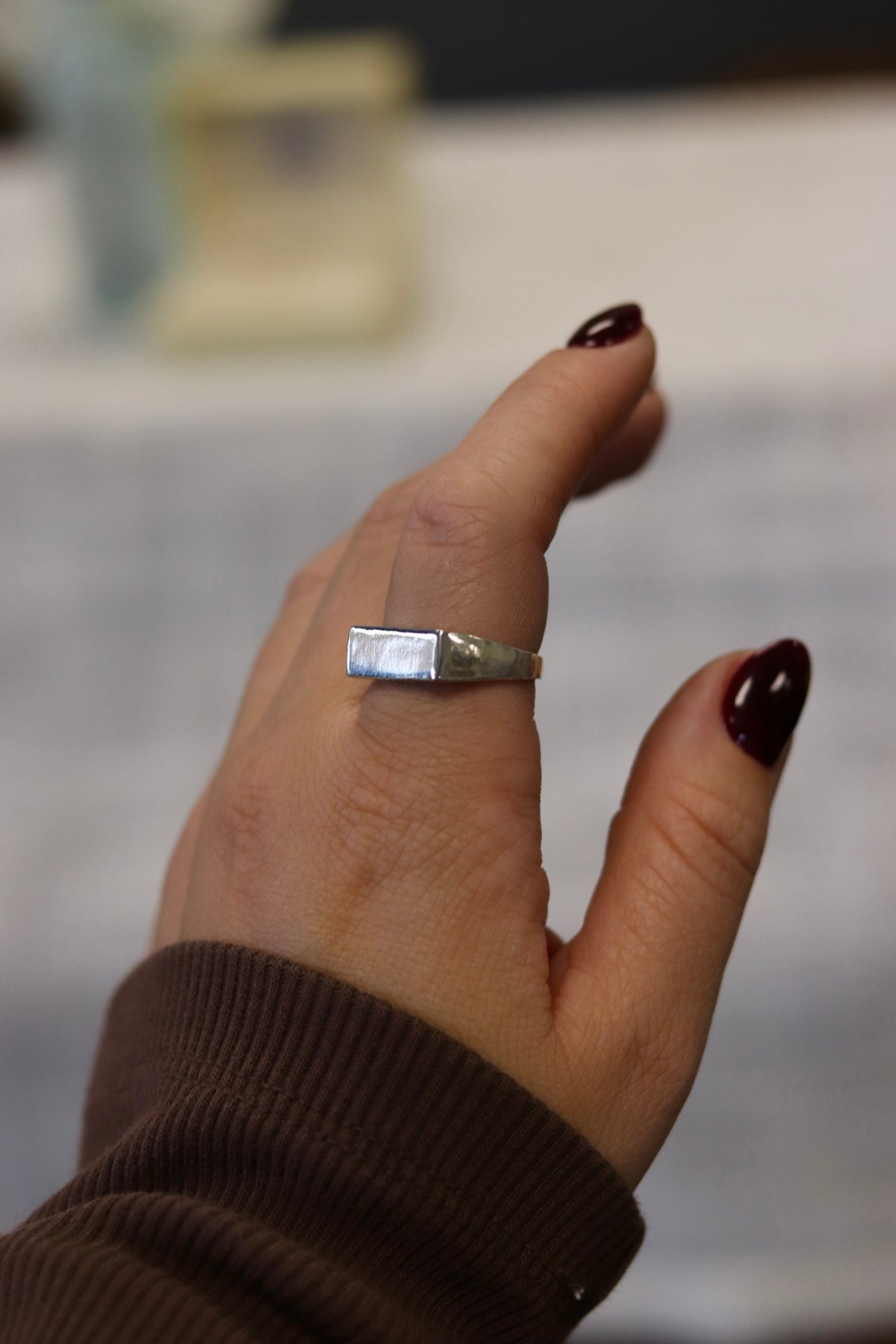 Rectangle Signet Ring
