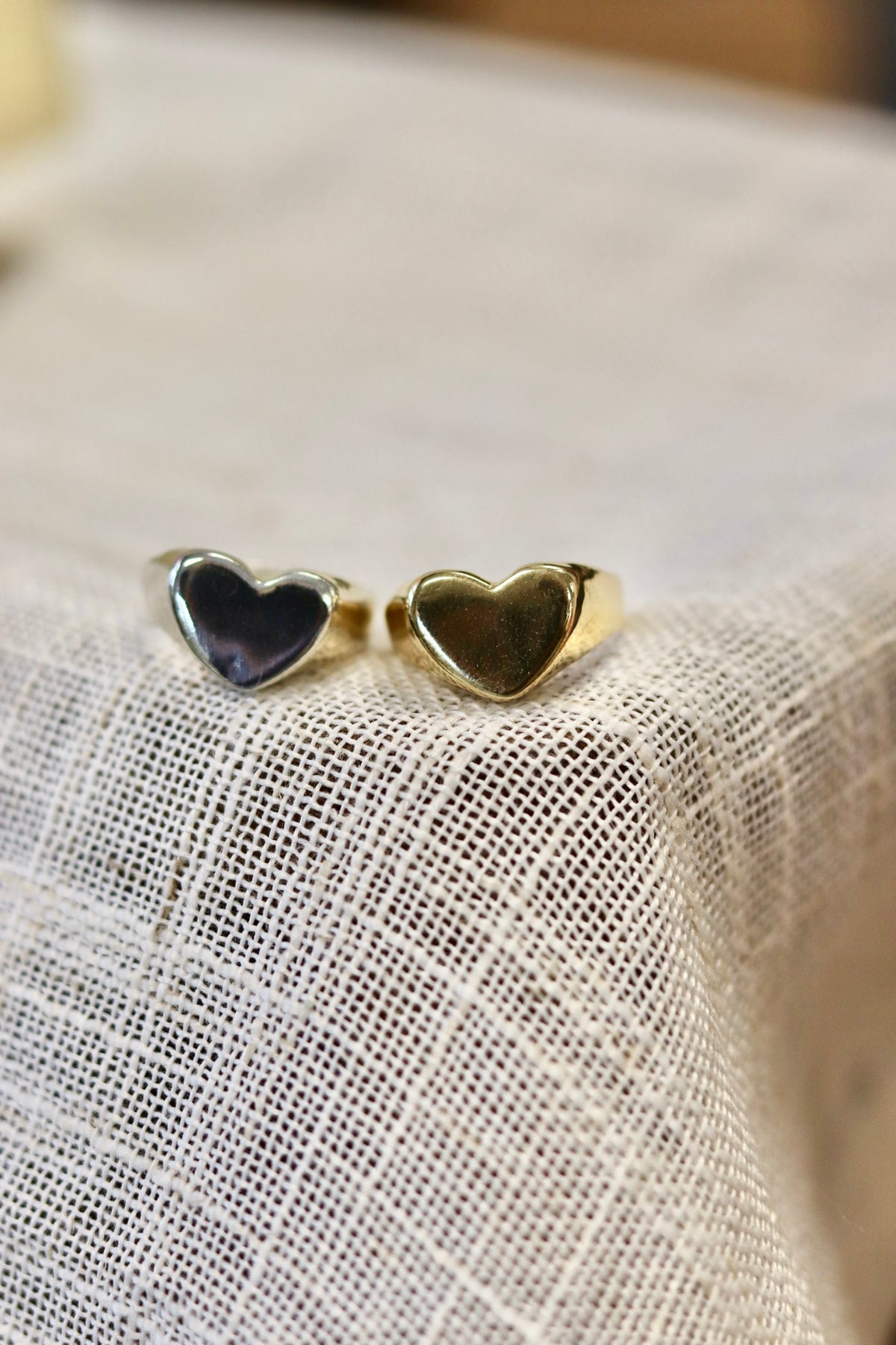 Sweetheart Signet Rings ❤︎