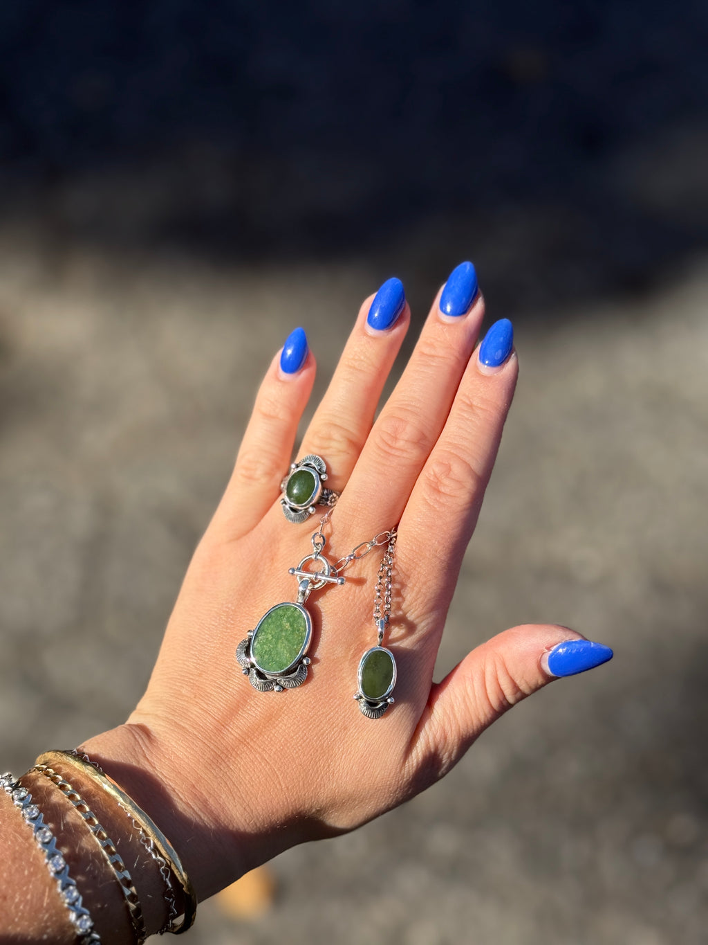 Jade Tripe Ray Toggle Chain